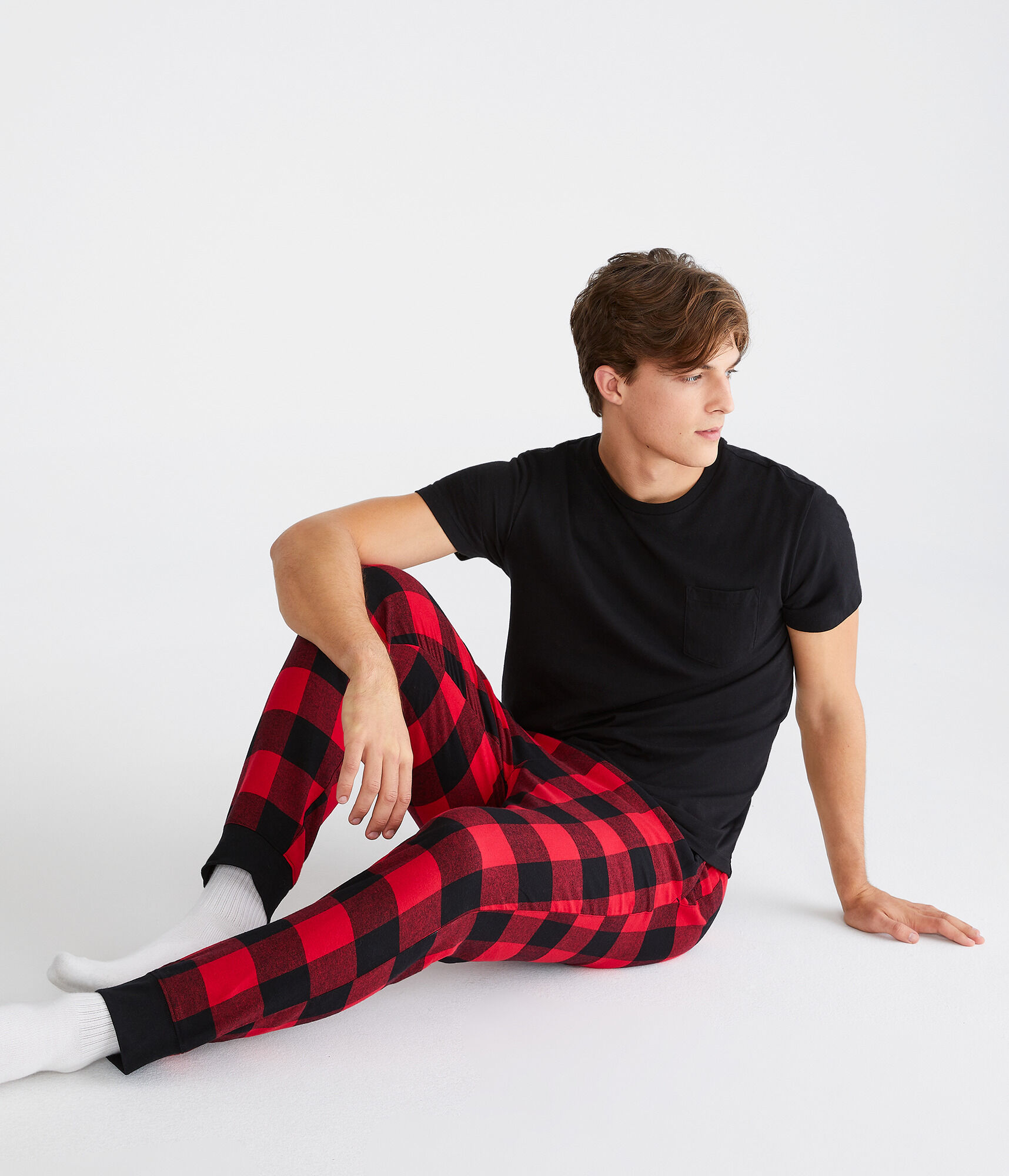 Buffalo Plaid Sleep Joggers