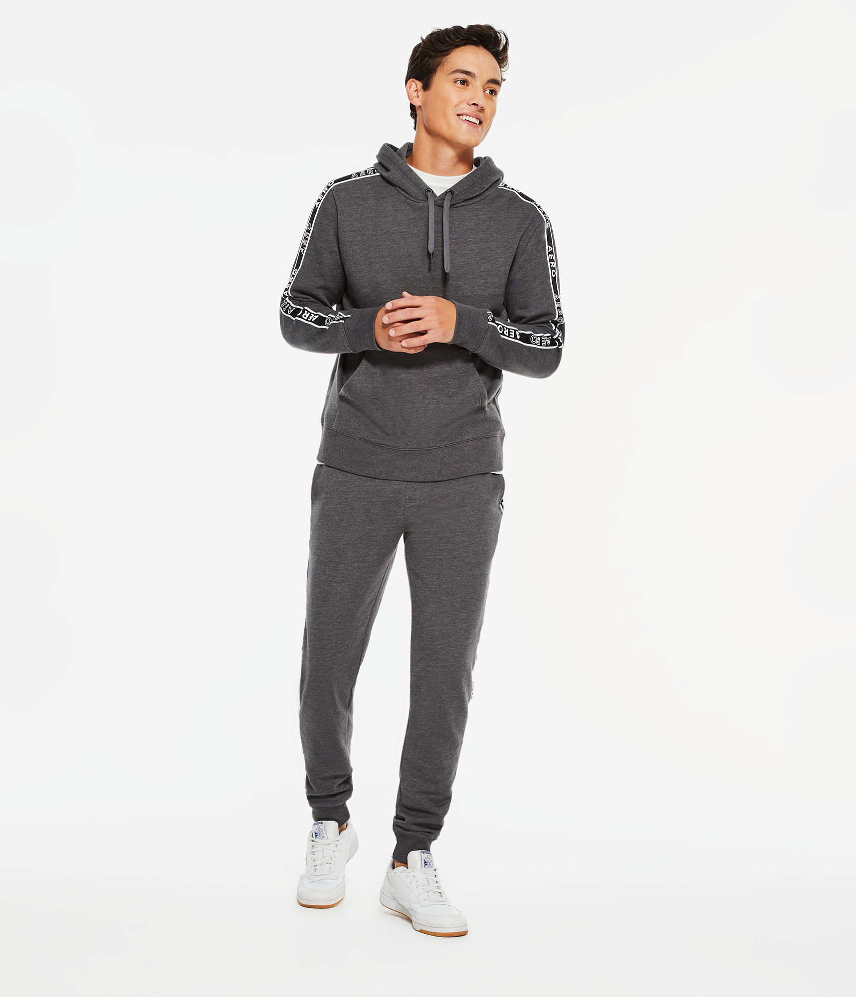 Heritage Logo Tape Pullover Hoodie