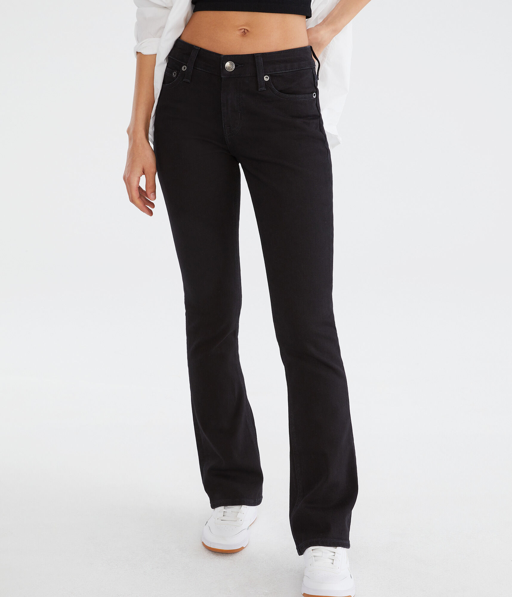 Mid-Rise Bootcut Jean