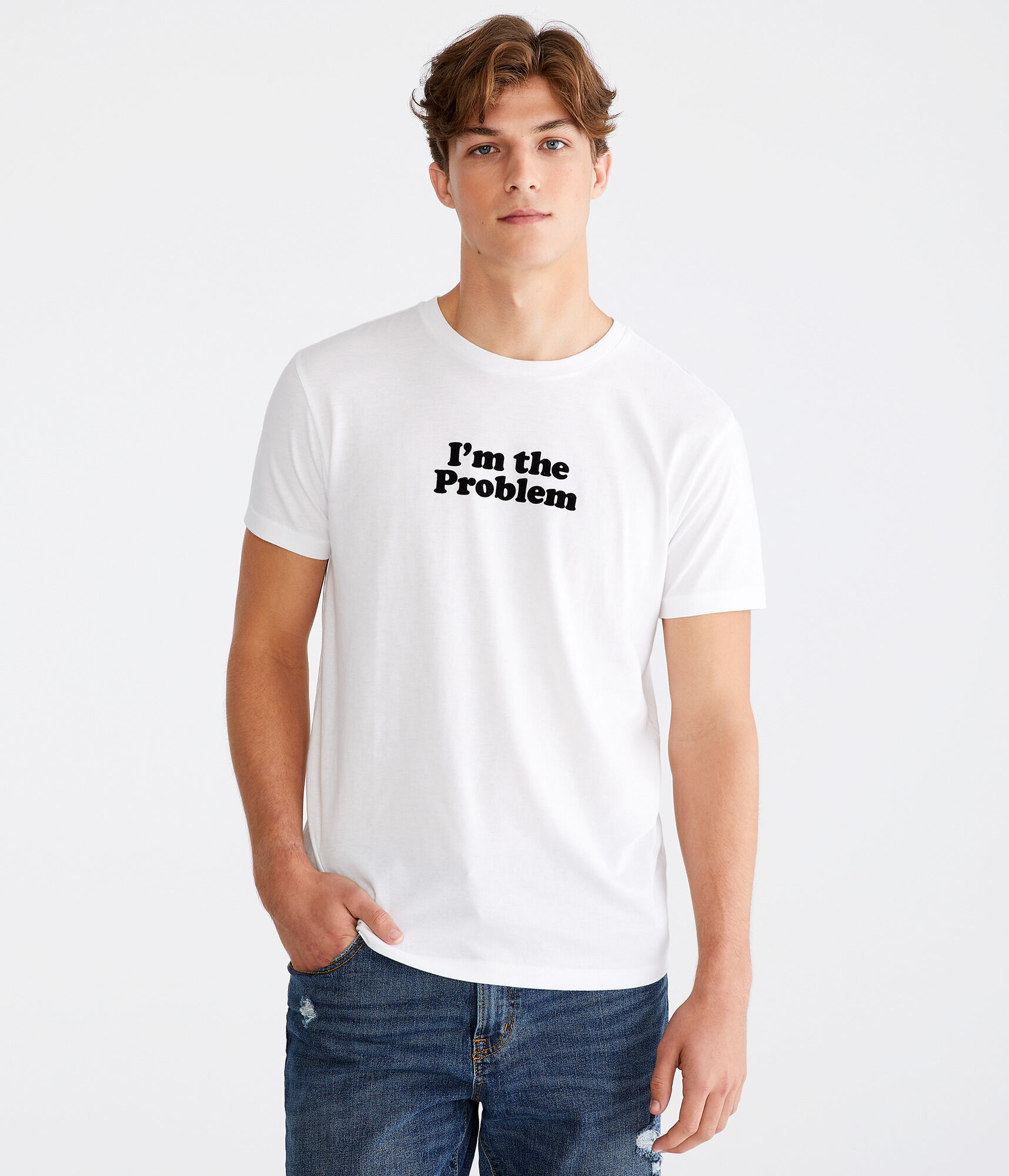 I'm The Problem Flocked Graphic Tee