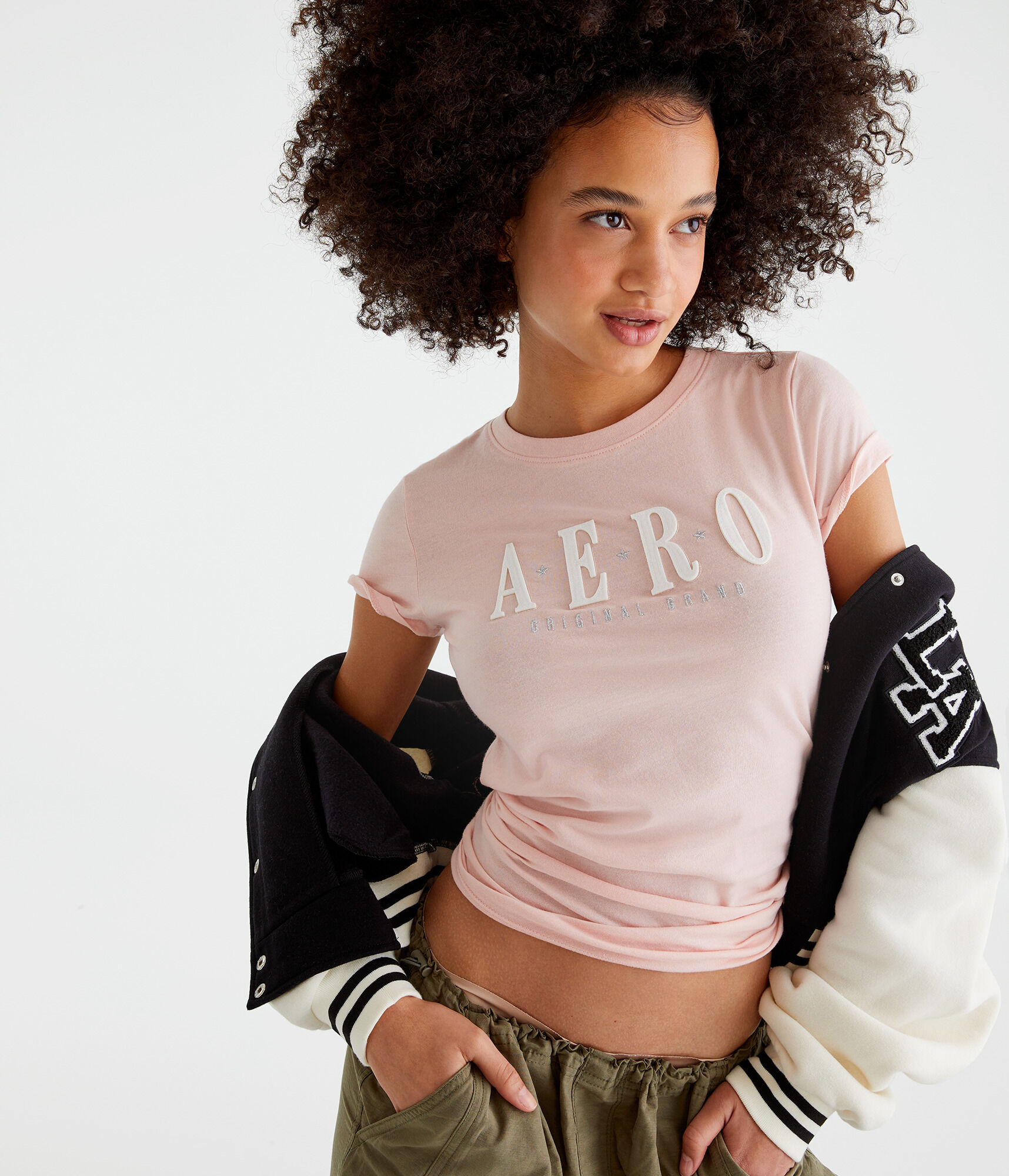 Aero Stars Logo Appliqué Graphic Tee