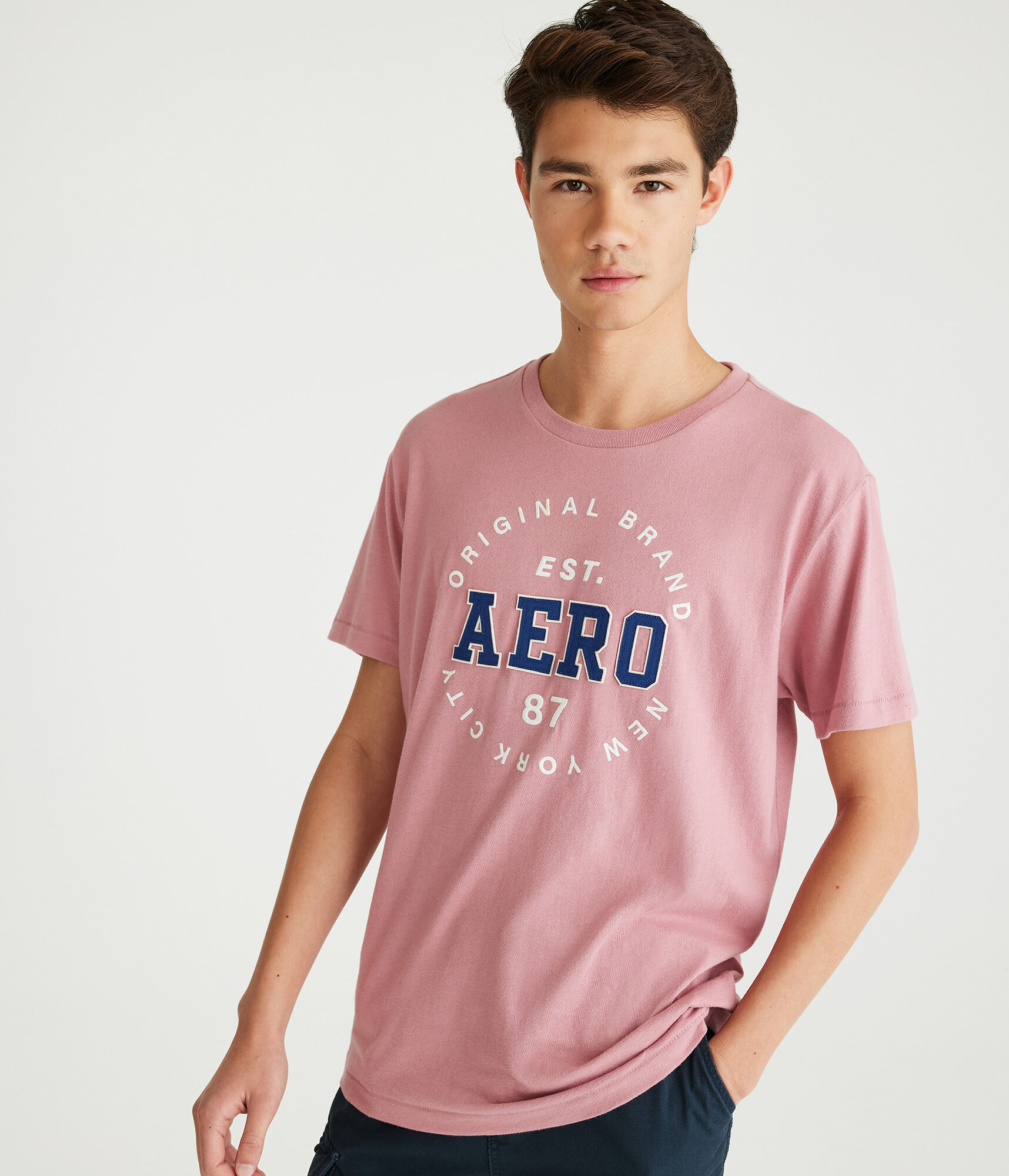 Aero Circle Logo Appliqué Graphic Tee