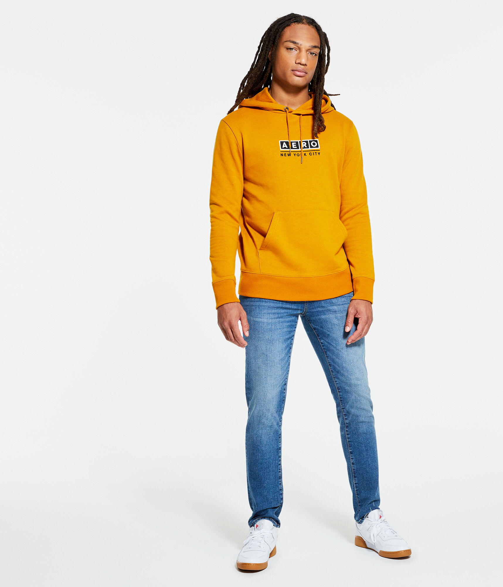 Aero Block Logo Heritage Pullover Hoodie