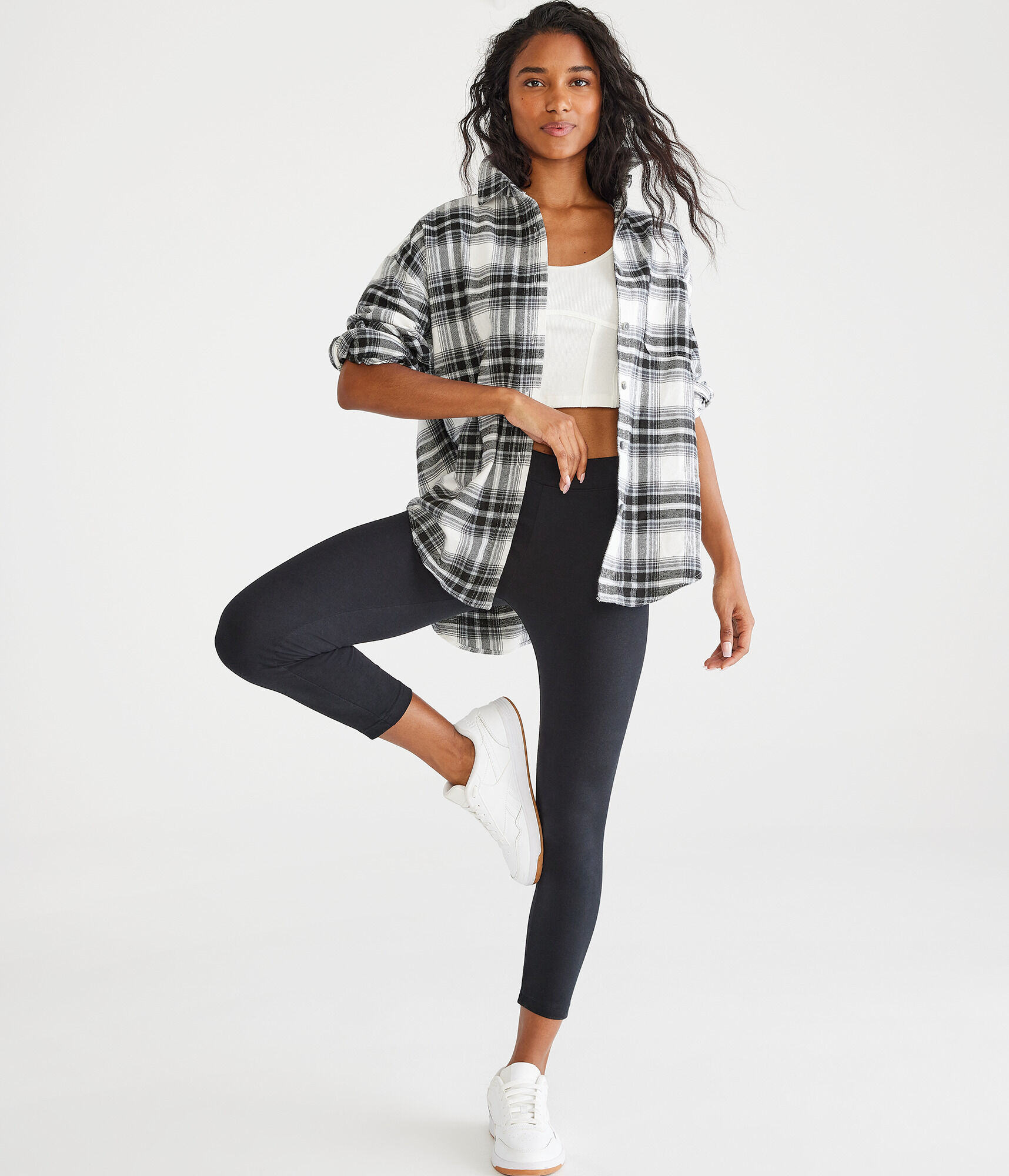High-Rise Capri Leggings