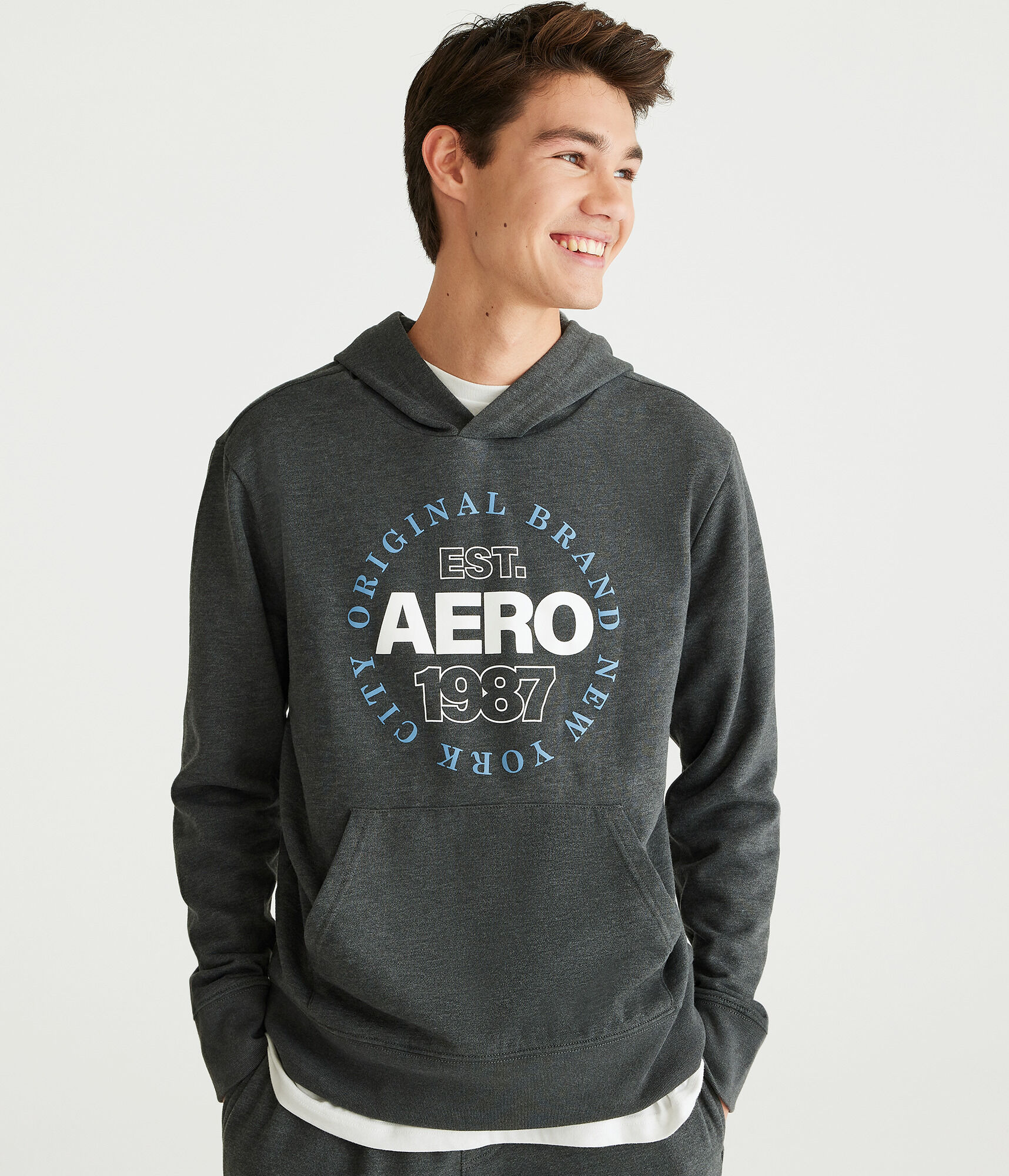 Aero 1987 Circle Pullover Hoodie