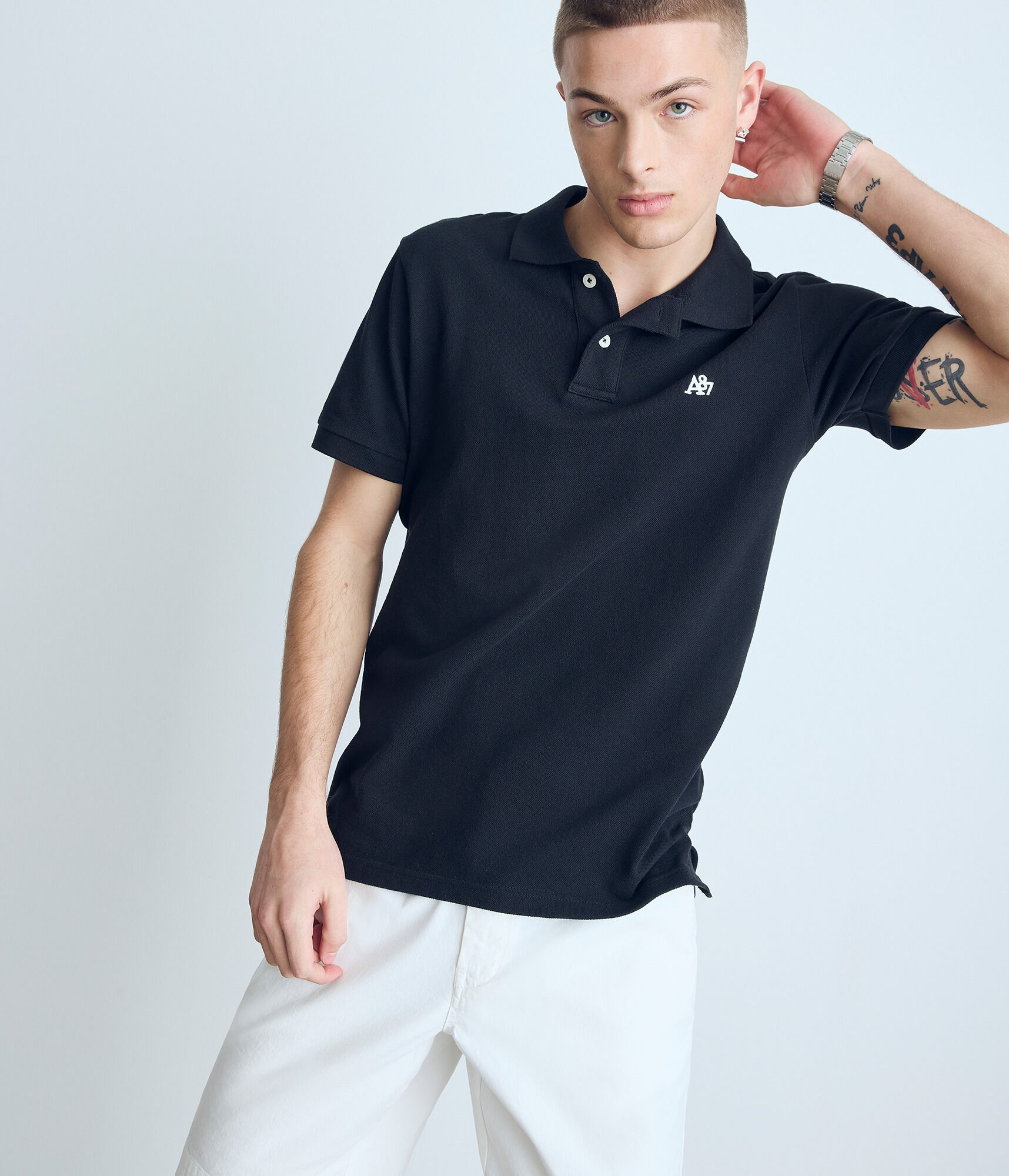 A87 Logo Piqué Polo 3-Pack