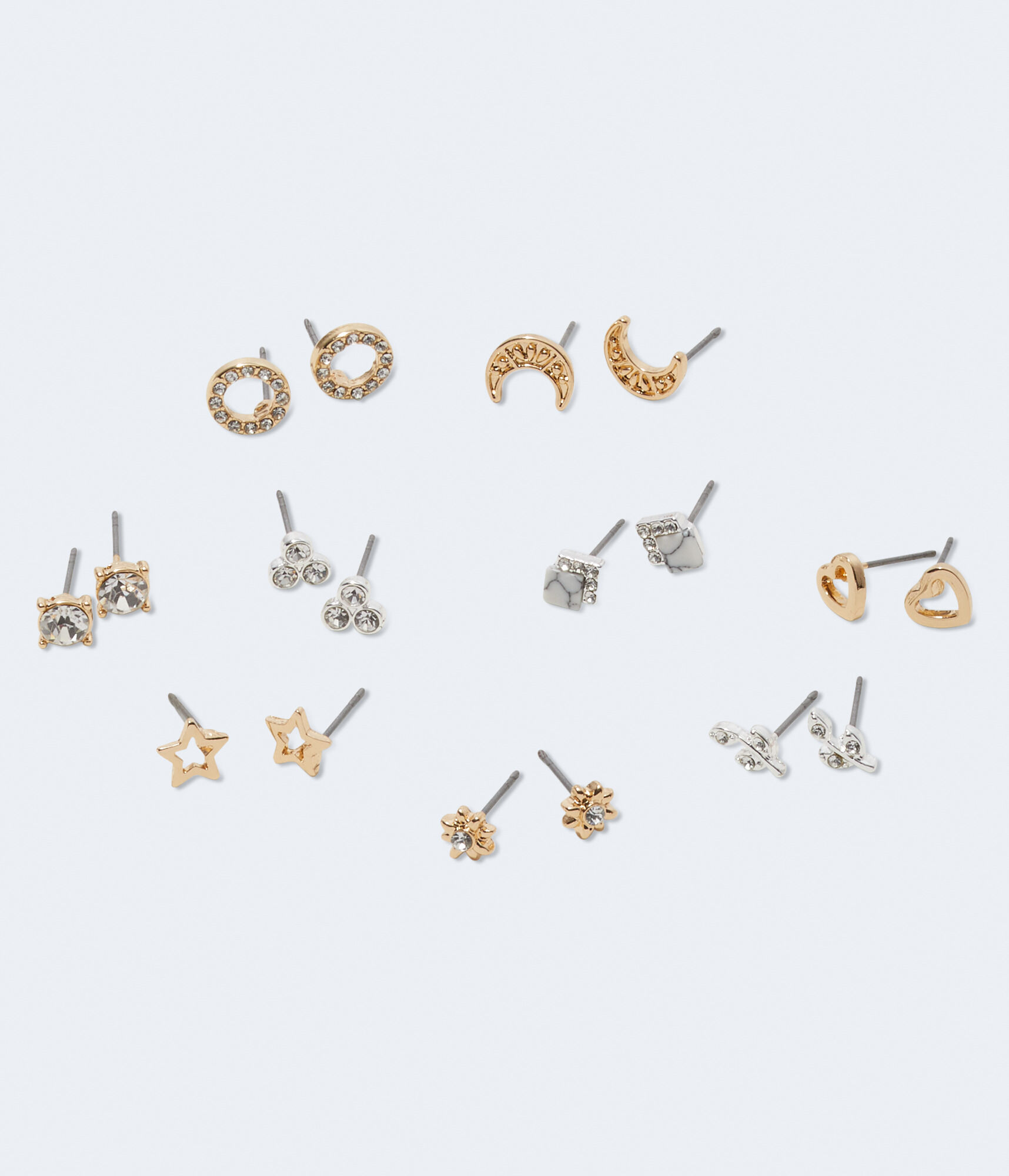 All Mixed Up Stud Earring 9-Pack