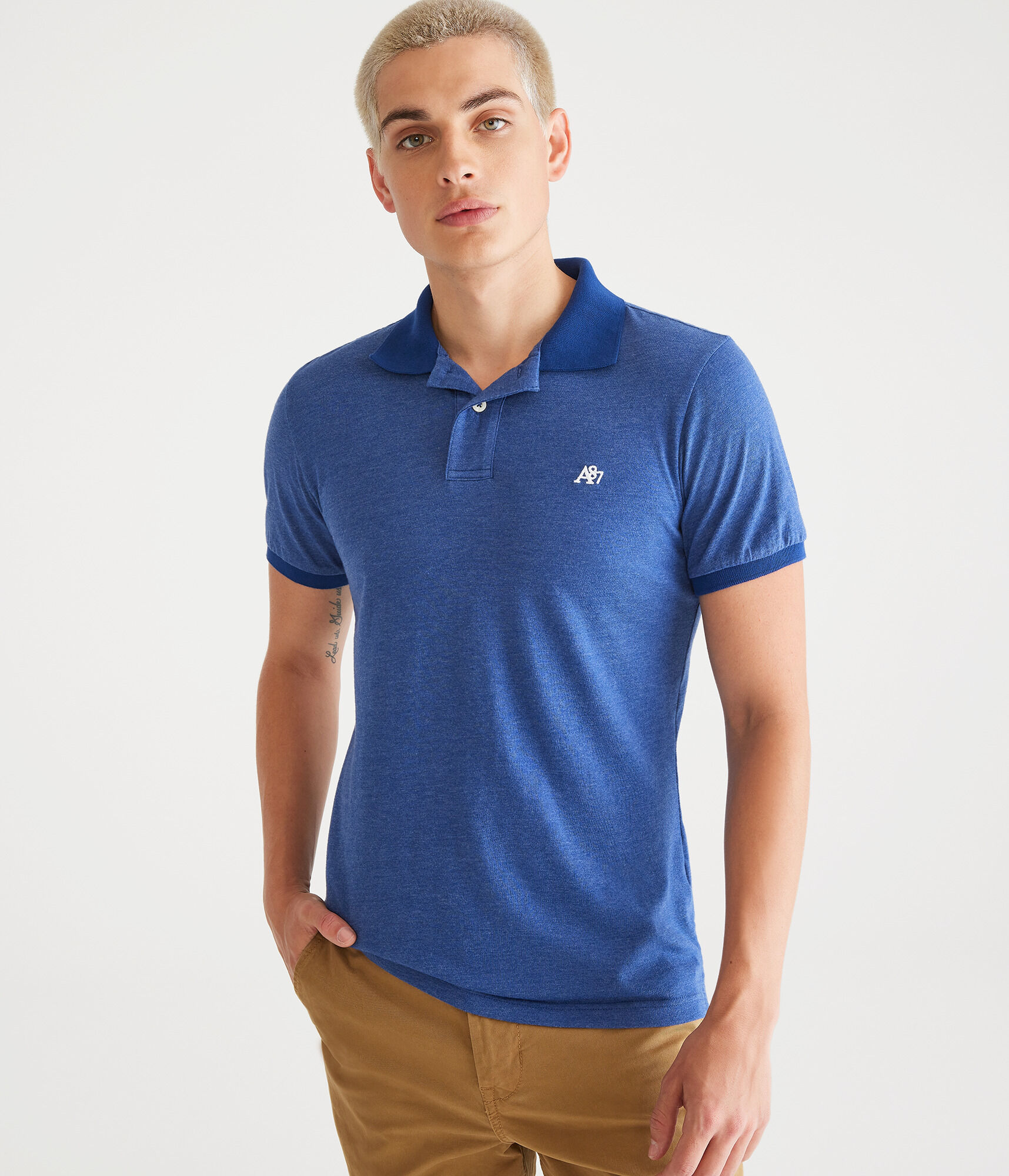 A87 Logo Jersey Polo