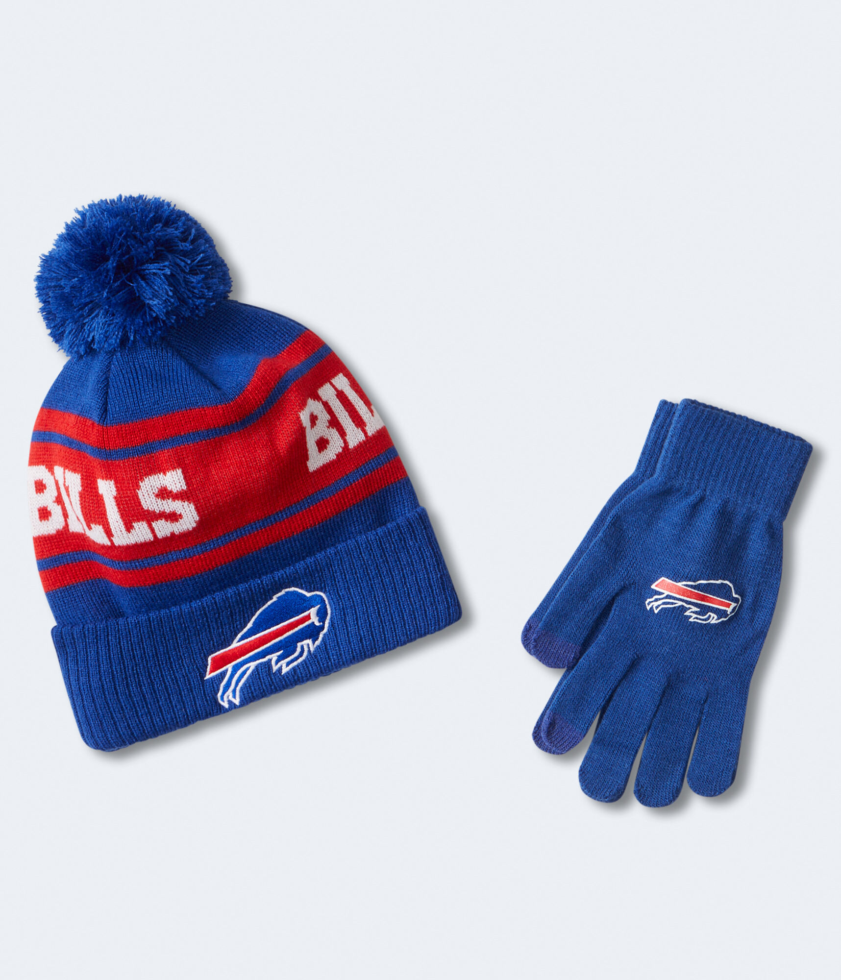Buffalo Bills Hat & Gloves Set