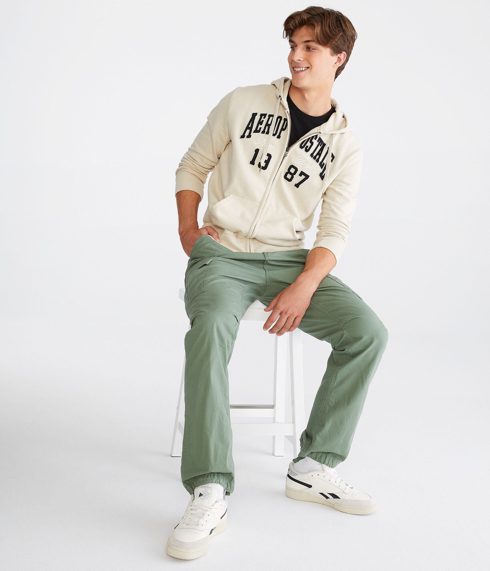Aeropostale 1987 Heritage Full-Zip Hoodie