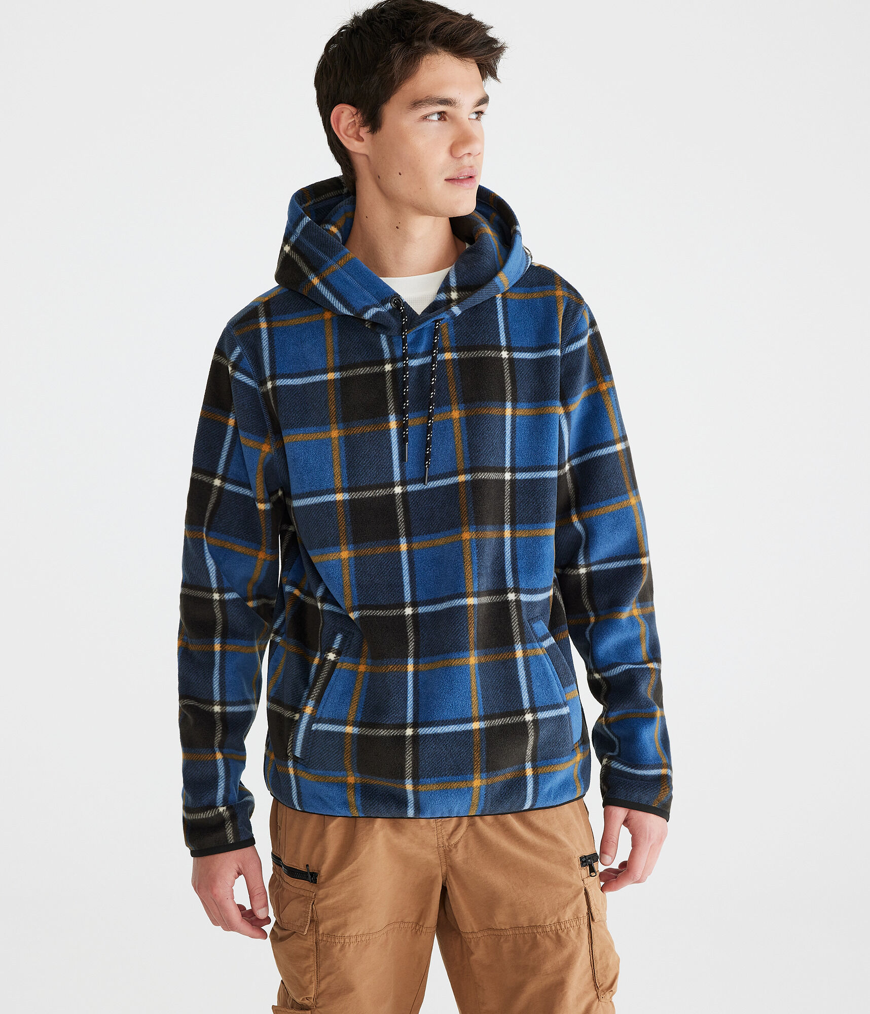 Plaid Alpine Pullover Hoodie