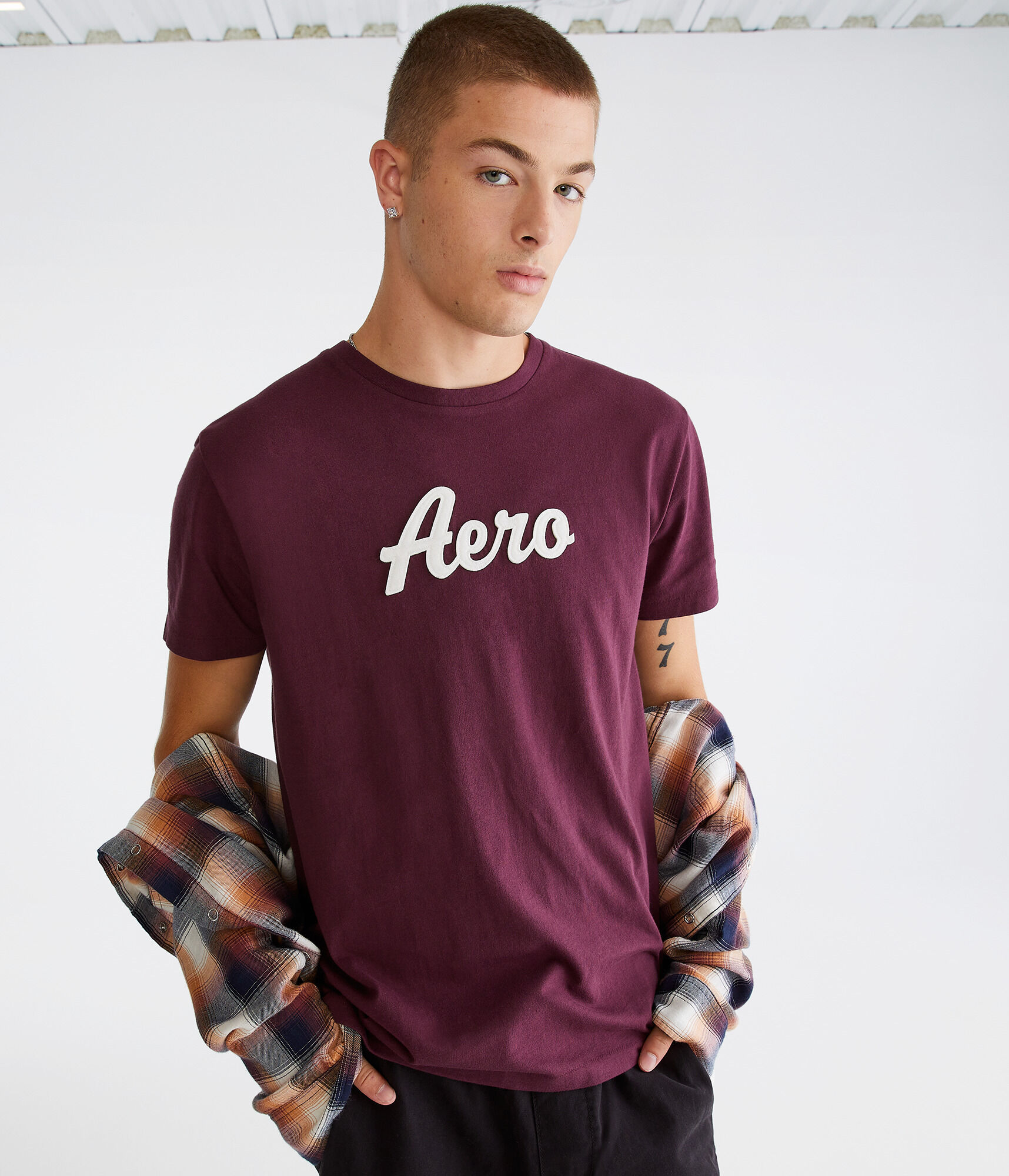 Aero Script Appliqué Graphic Tee