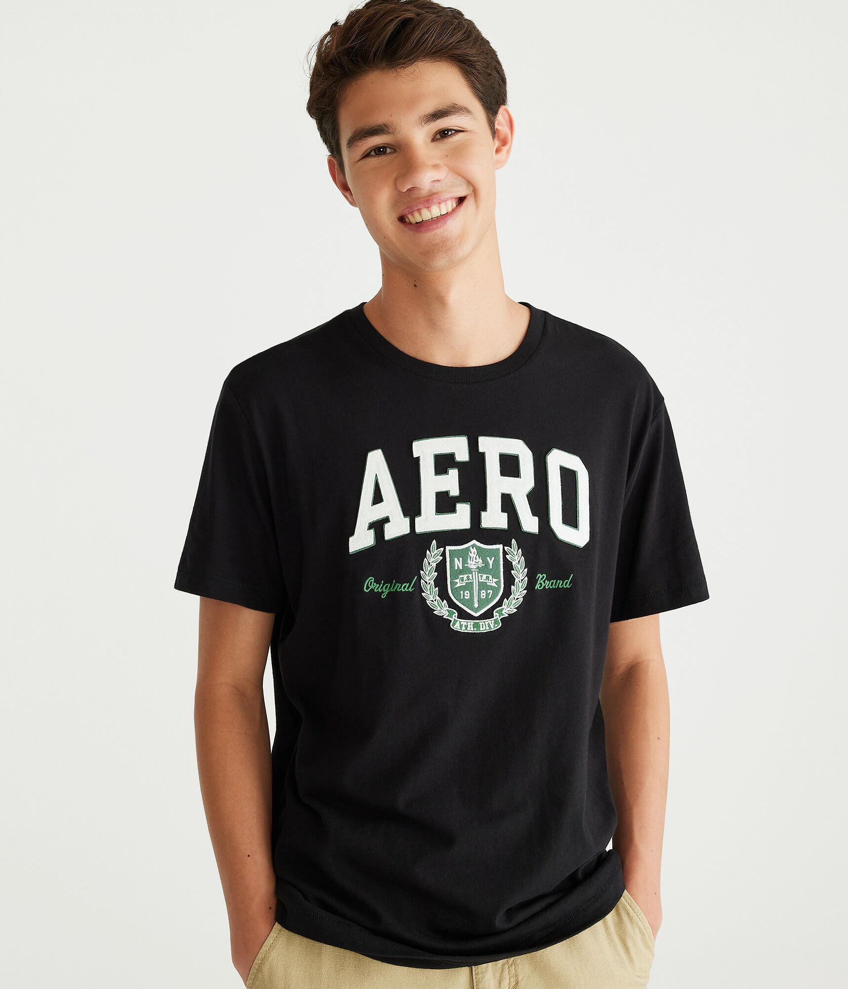 Aero Athletic Crest Appliqué Graphic Tee