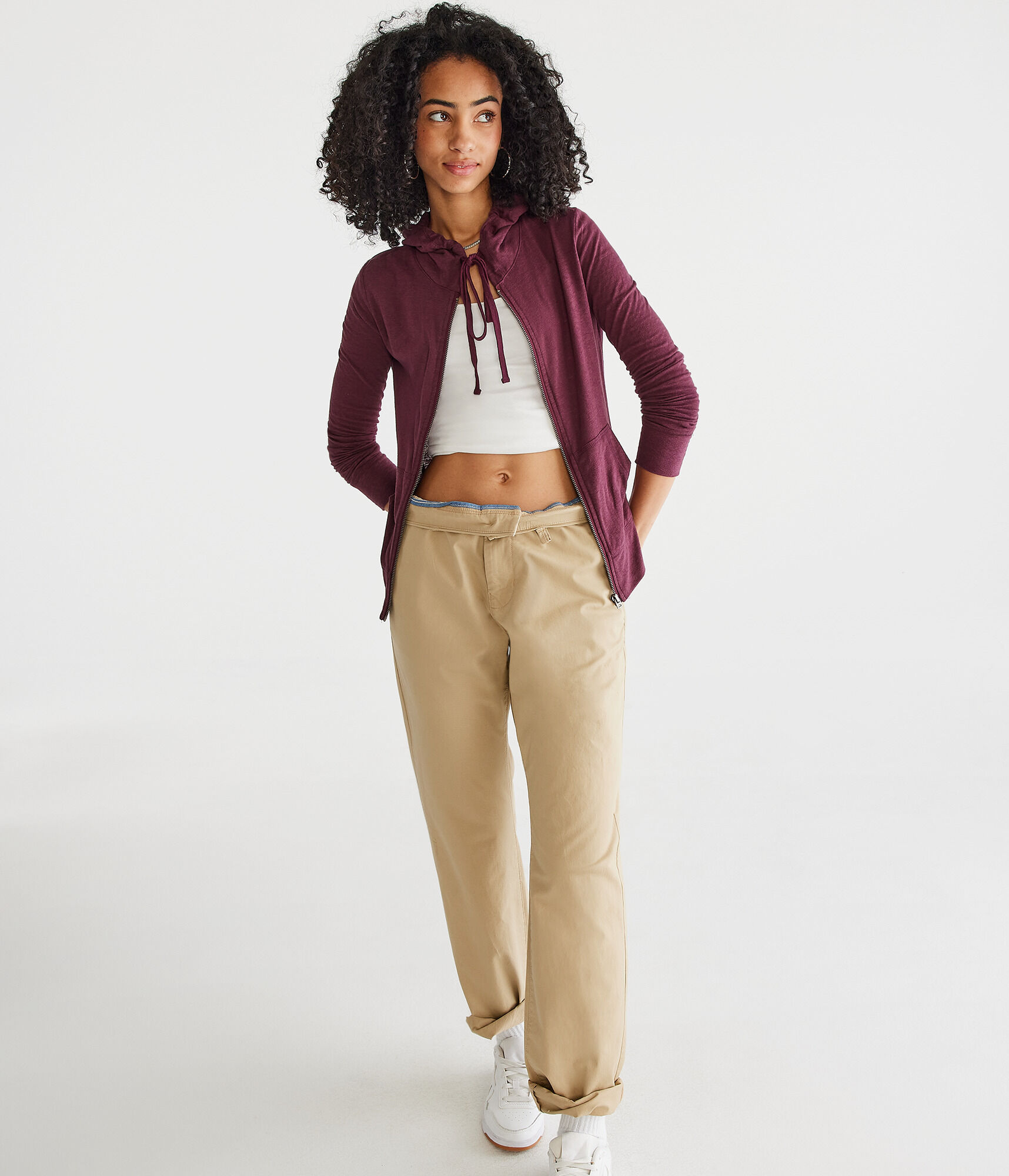 Lightweight Full-Zip Hoodie