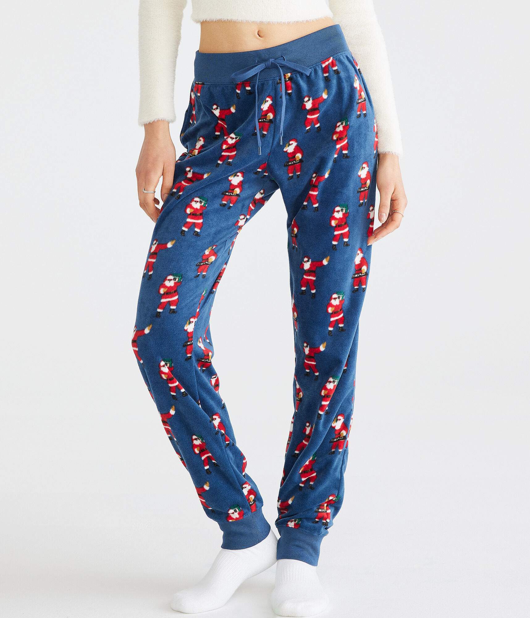 Boombox Santa Polyfleece Sleep Joggers