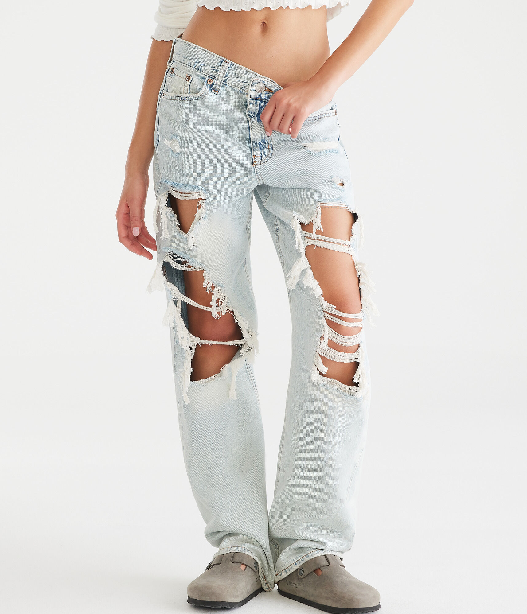 High-Rise Baggy Premium Air Jean