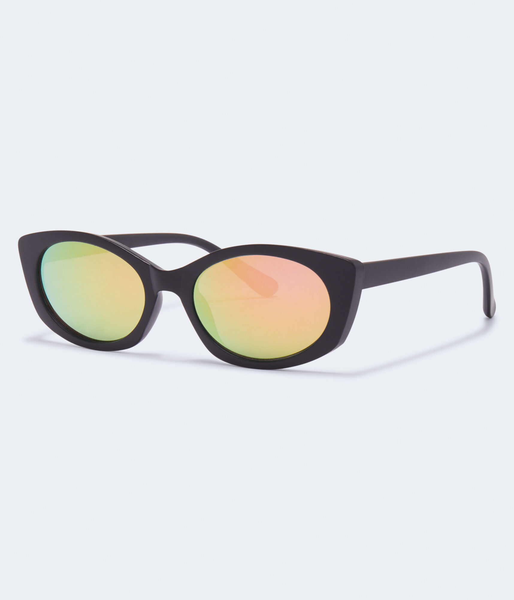 Sporty Angular Cateye Sunglasses