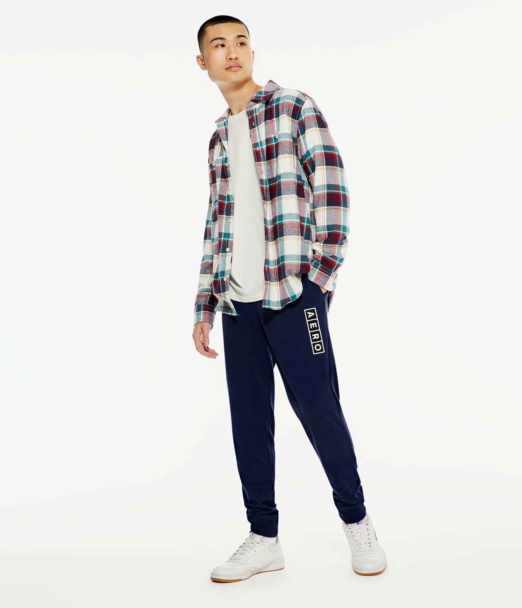 Aero Block Box Logo Heritage Jogger Sweatpants