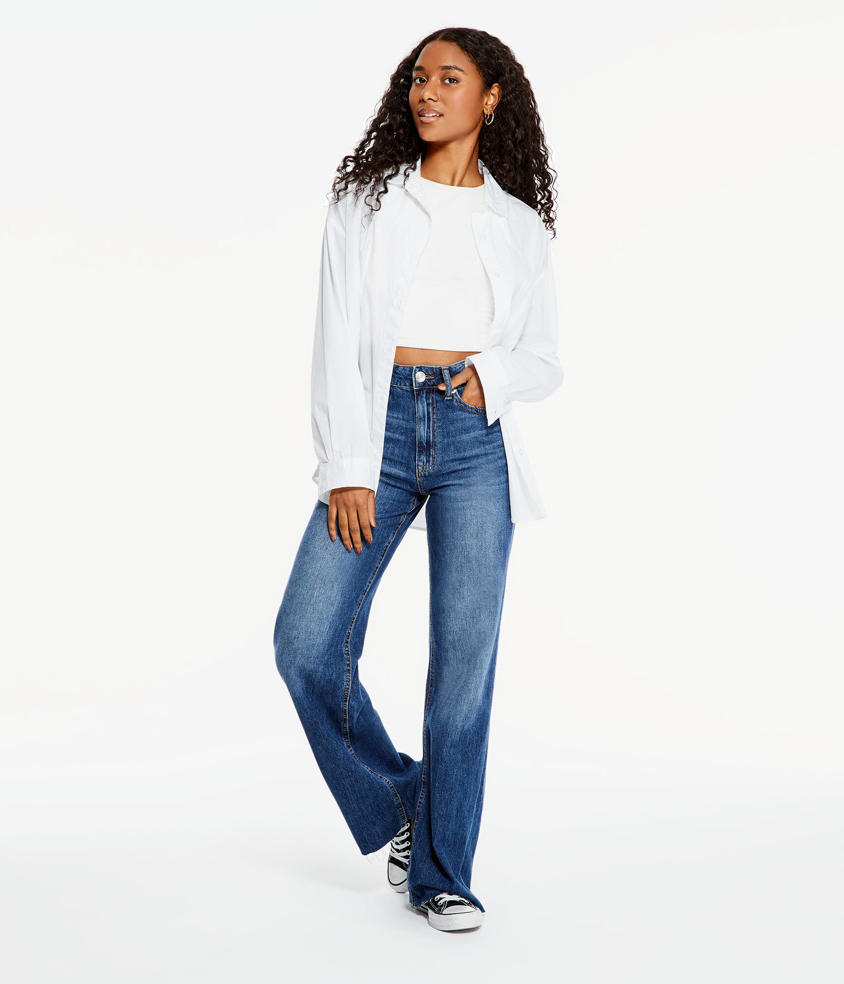 High-Rise Wide Leg Jean