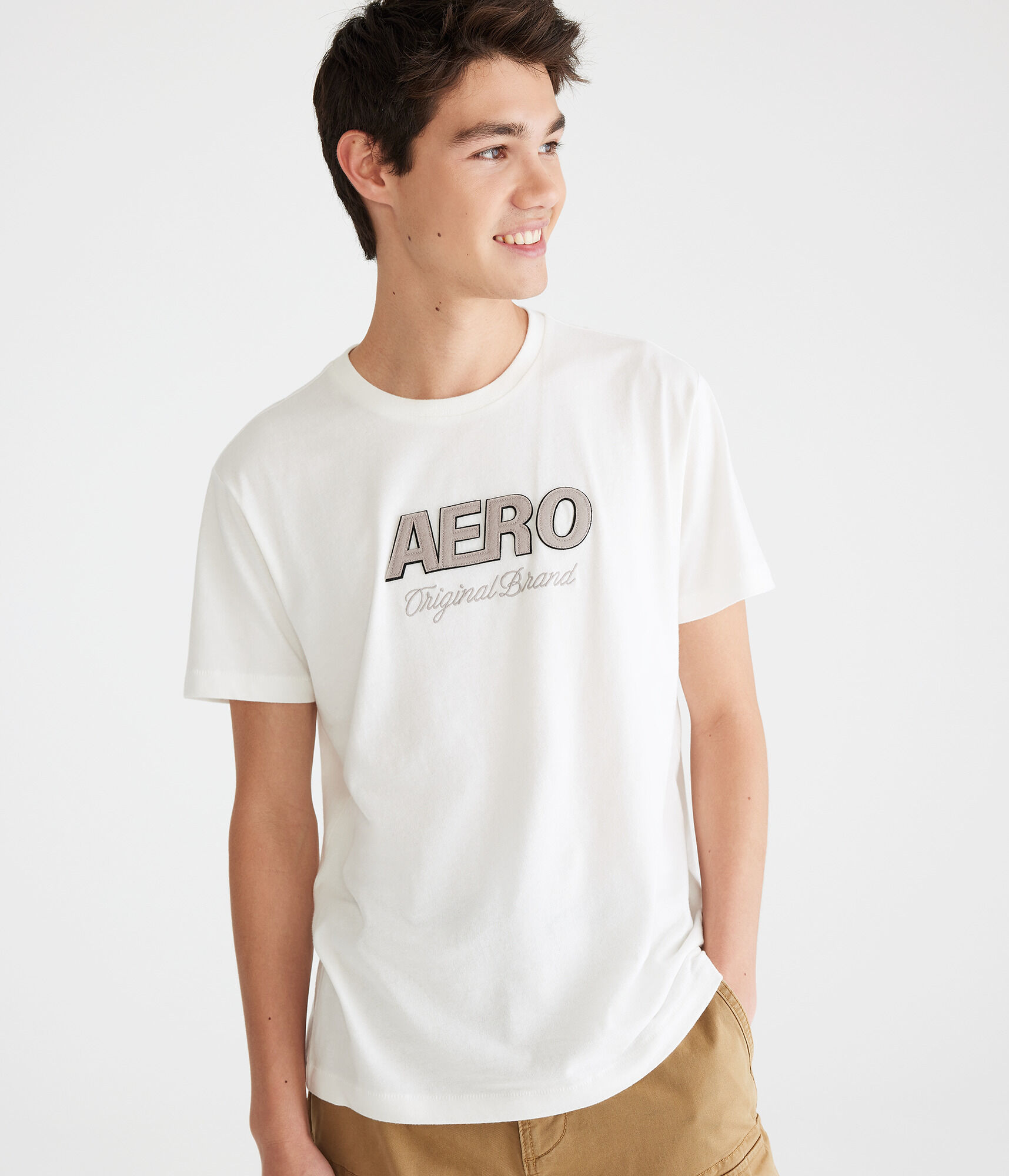 Aero Original Brand Appliqué Graphic Tee