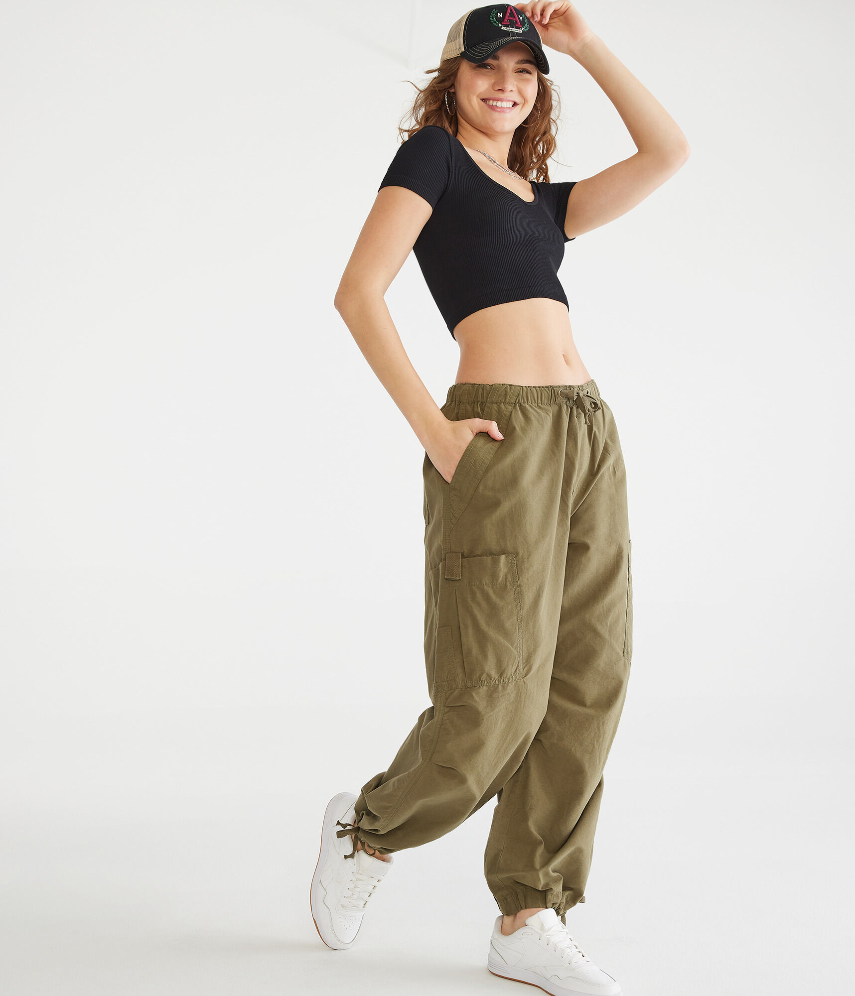Baggy Cargo Parachute Pants