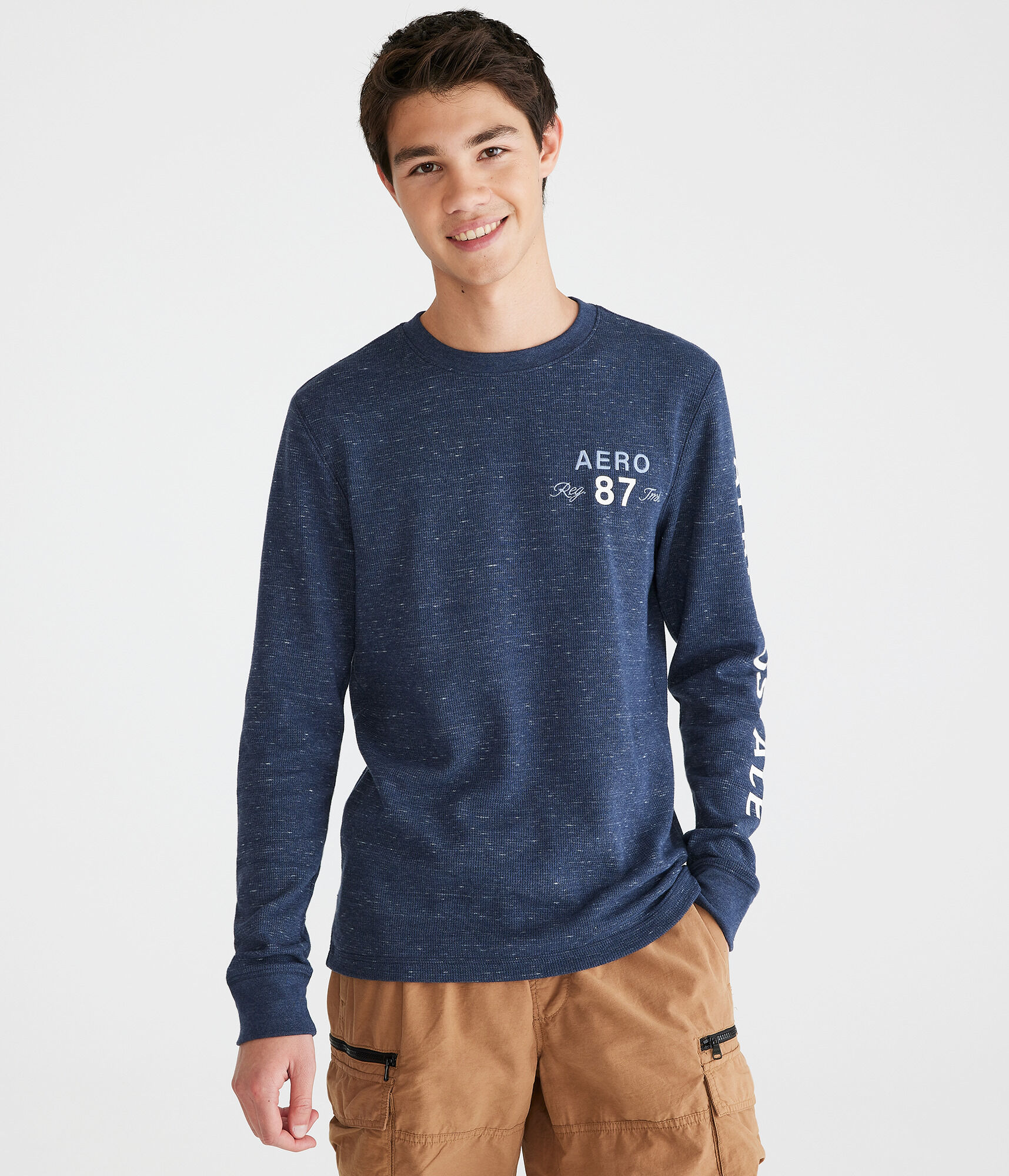 Long Sleeve Aero 87 Graphic Thermal Tee
