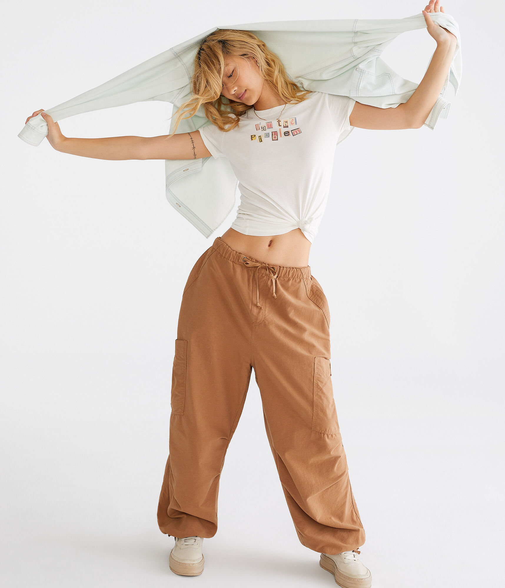 Baggy Cargo Parachute Pants