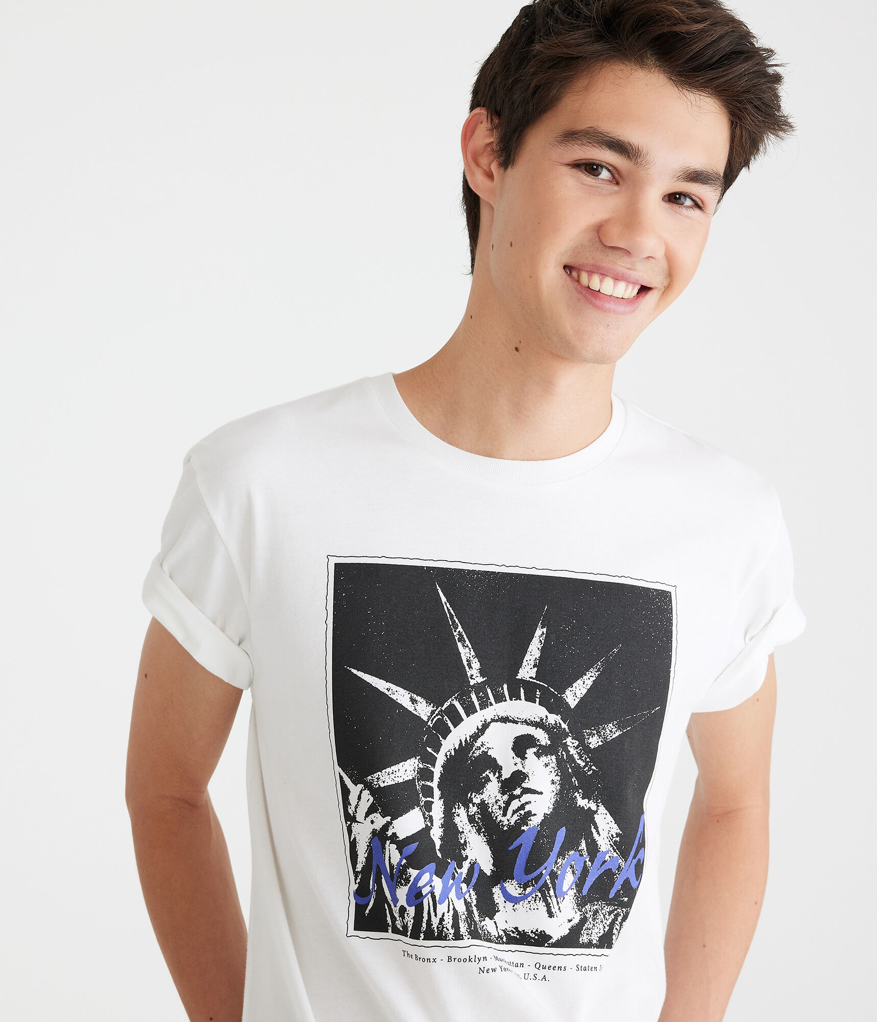 New York Statue Of Liberty Graphic Tee