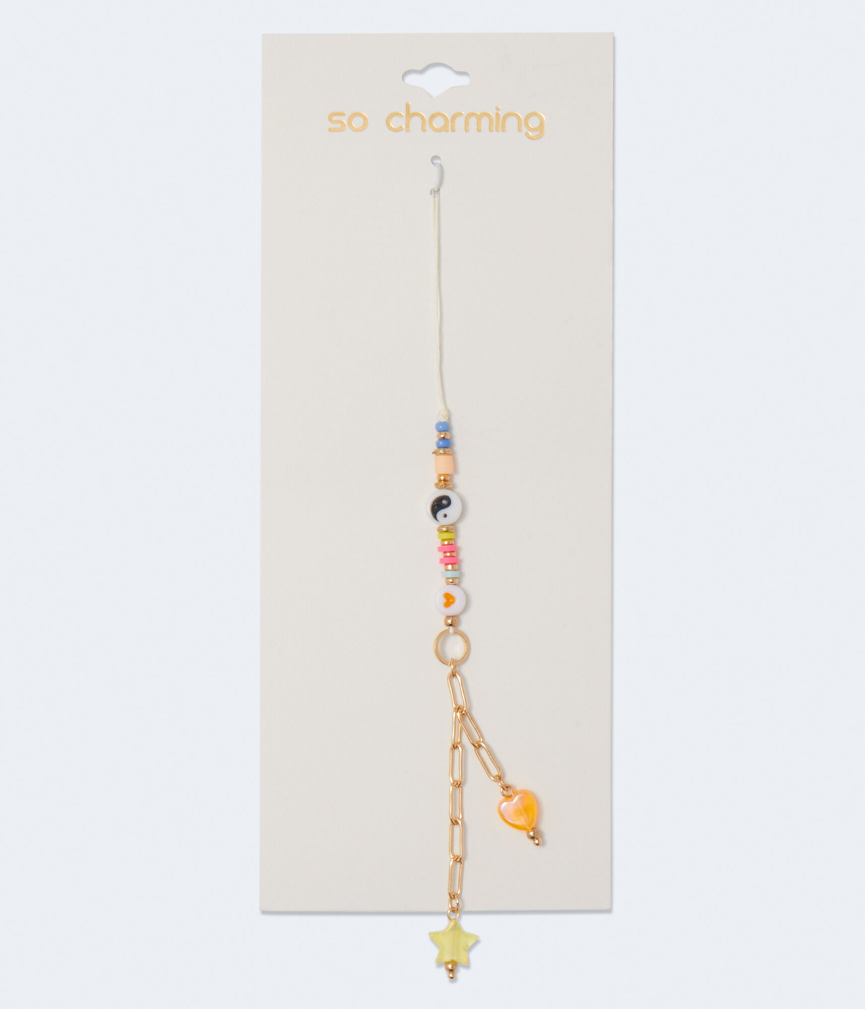 Heart & Star Phone Charm