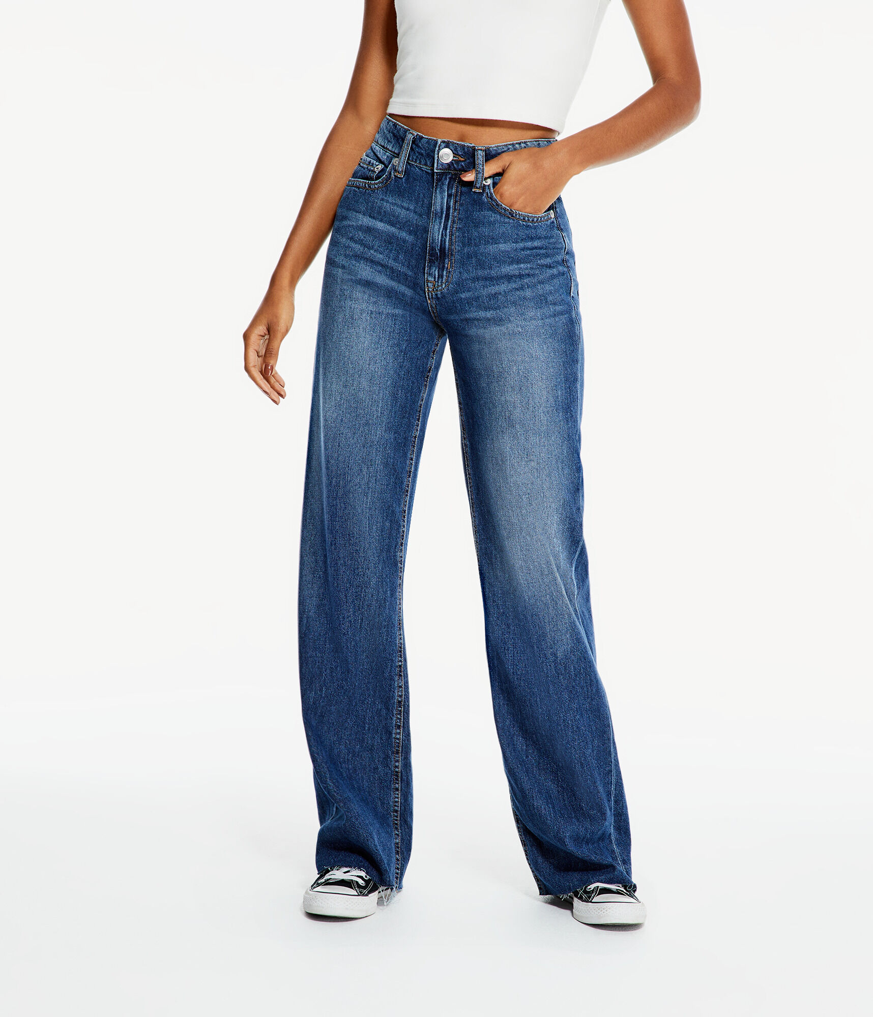 High-Rise Wide Leg Jean