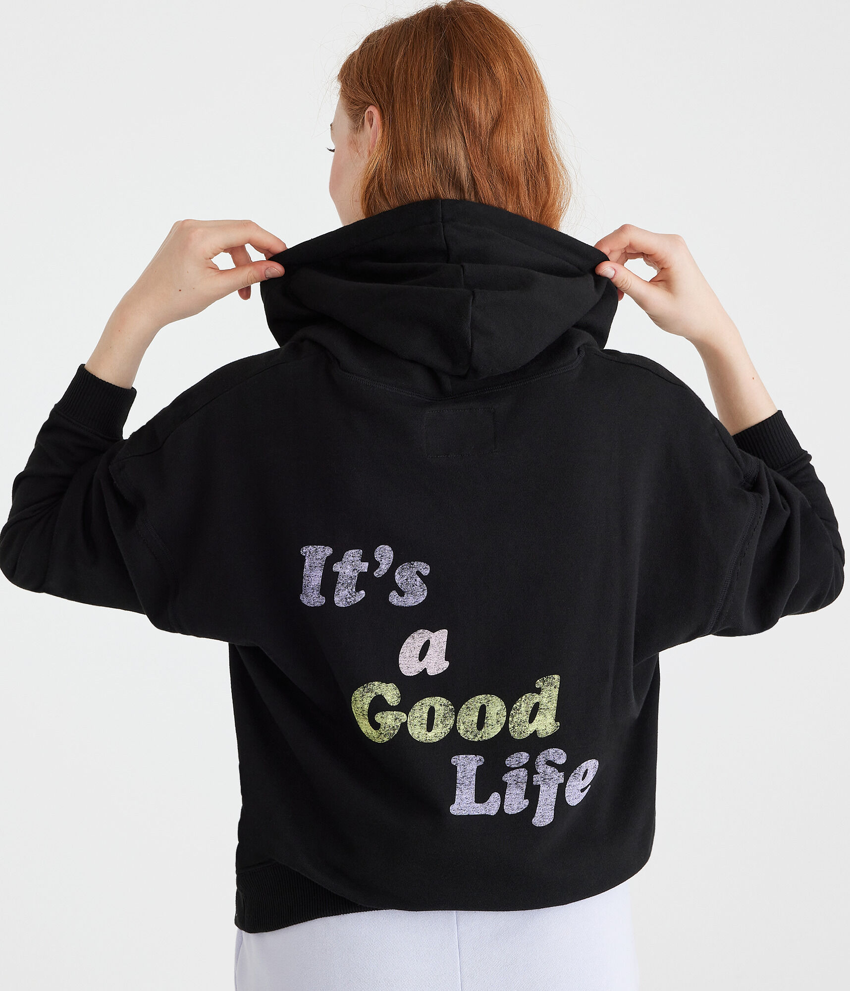 It's A Good Life Pullover Hoodie