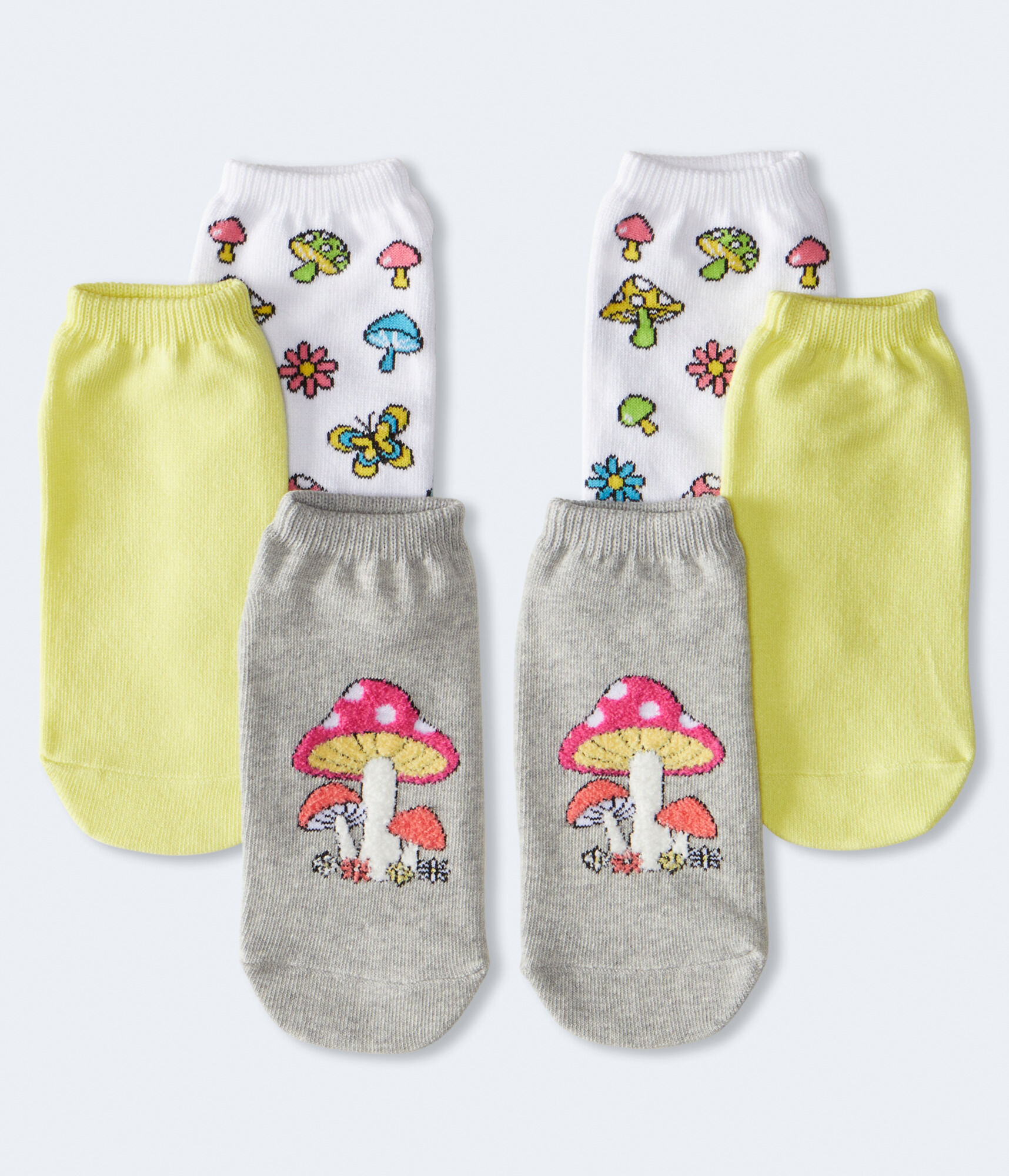 Mushroom Ankle Sock 3-Pack