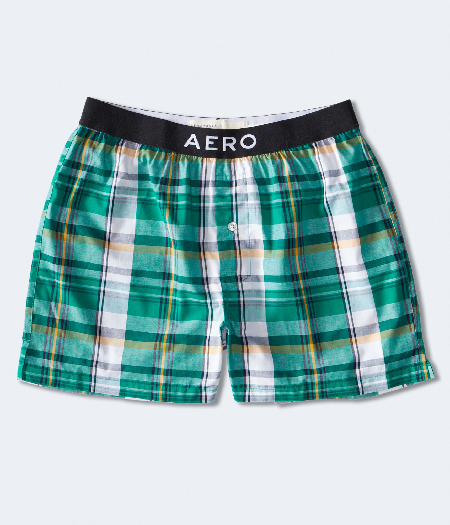 Plaid Woven Boxers