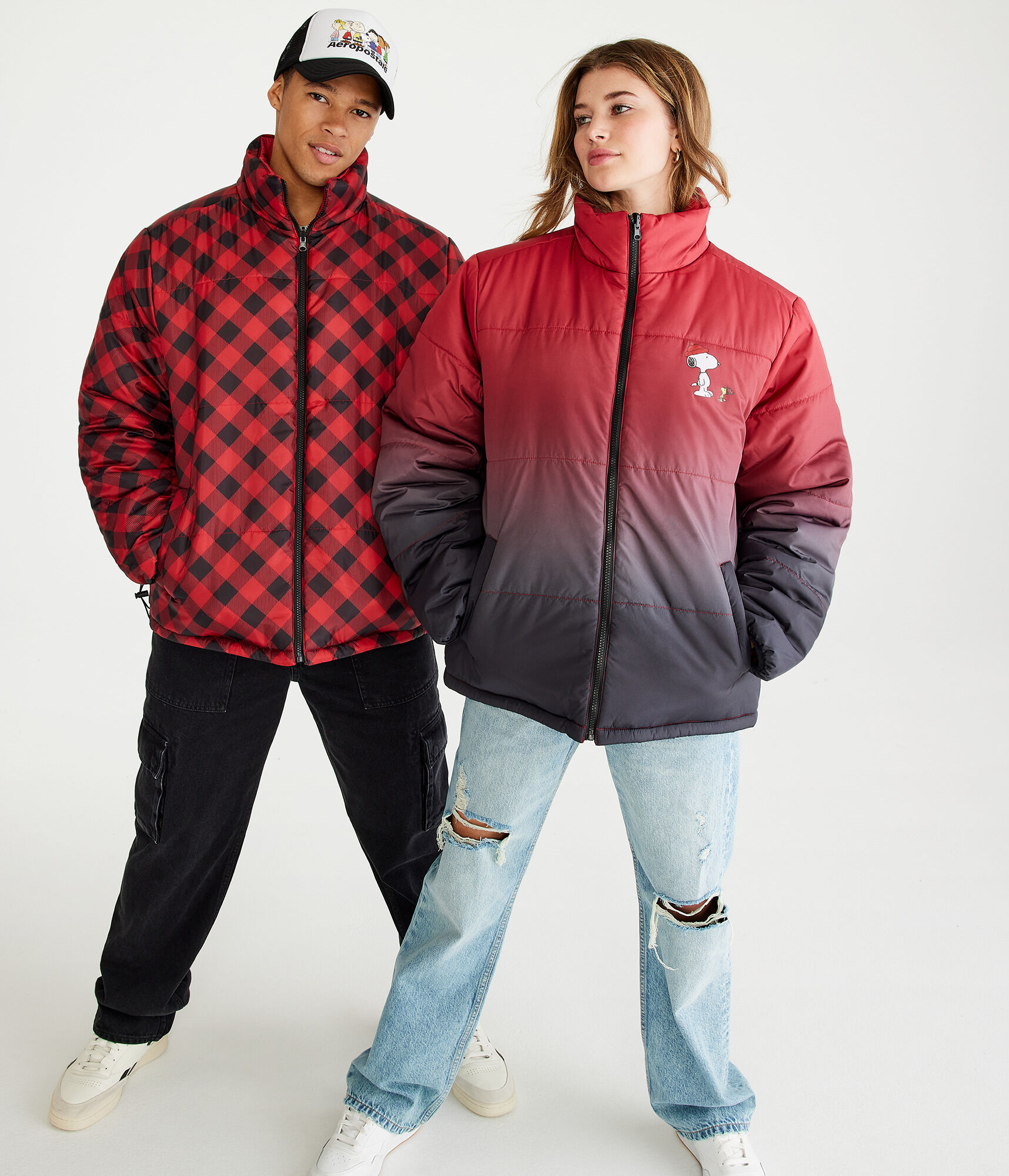 Peanuts® | Aéropostale Snoopy Reversible Puffer Jacket
