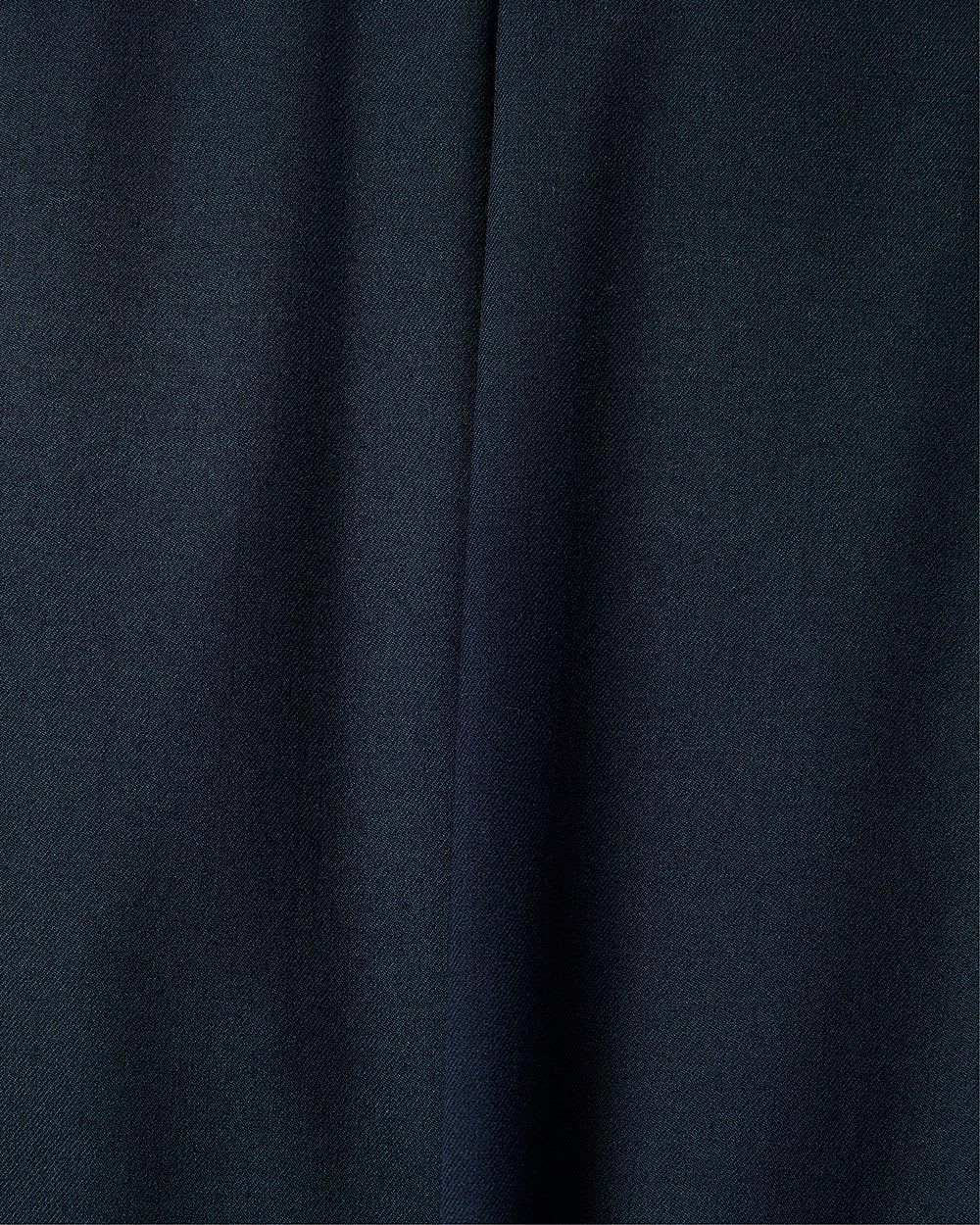 Pleated Solid Tapered-Leg Suit Pant