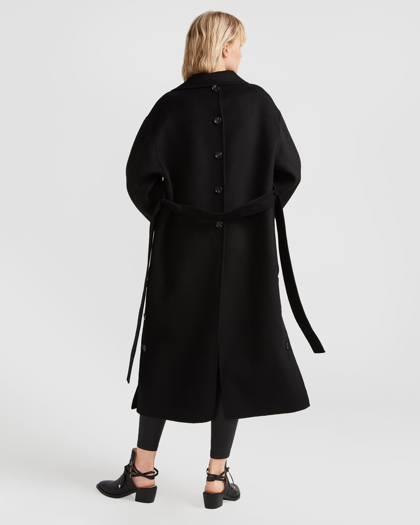 Belle & Bloom Wide Awake Split Hem Overcoat