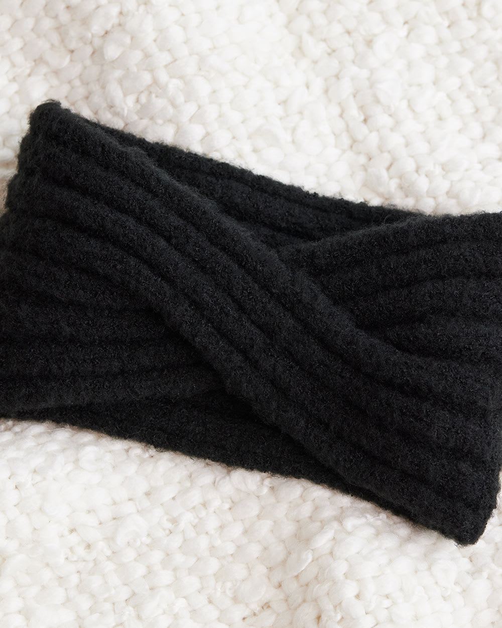 Knitted Crossover Headband