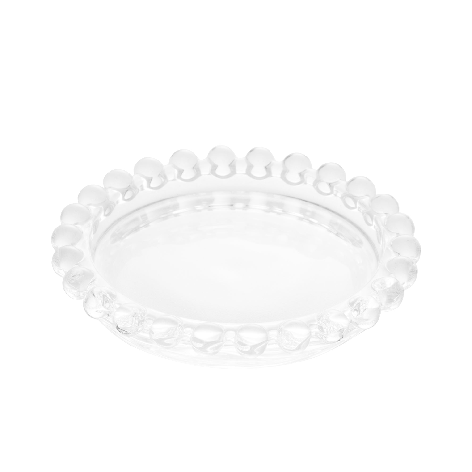 Pearl Collection Crystal Bread Plates 10cm Set of 4