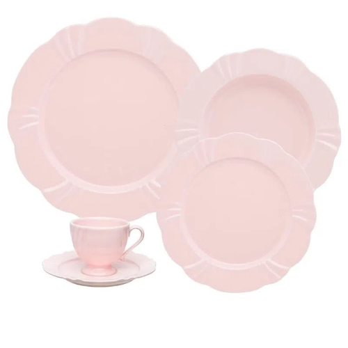 Oxford Soleil Blush 20 Pieces Dinnerware Set Service for 4