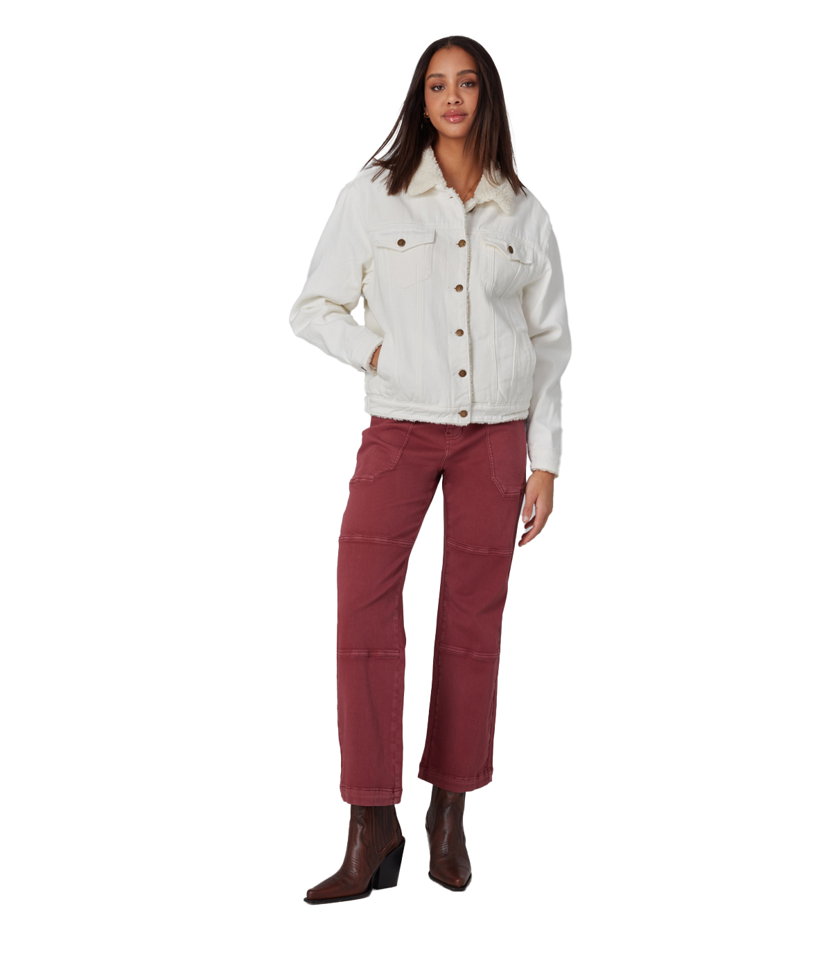 Lola Jeans RIVER-IVRY Trucker Jacket