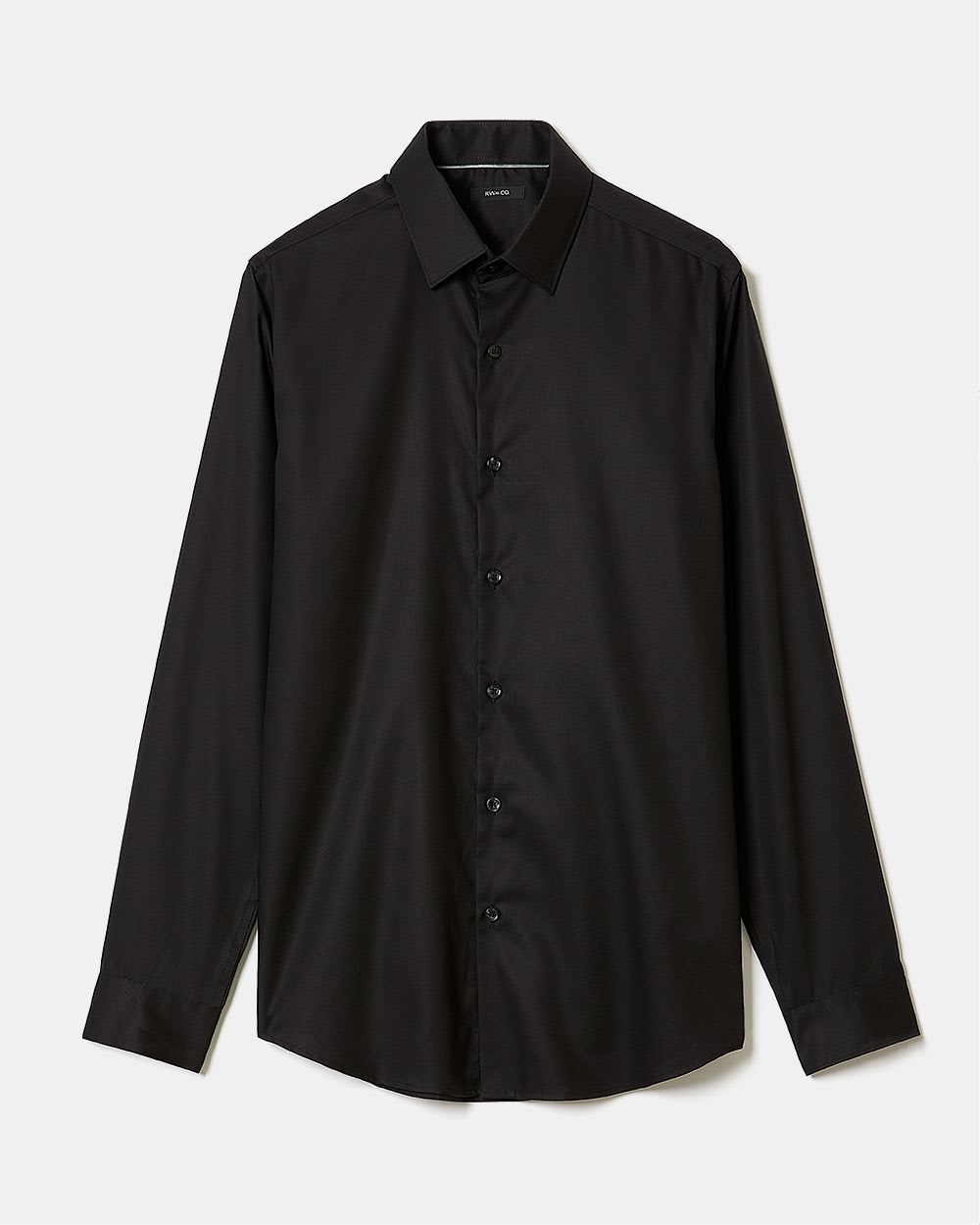 Solid Easy-care Twill Dress Shirt