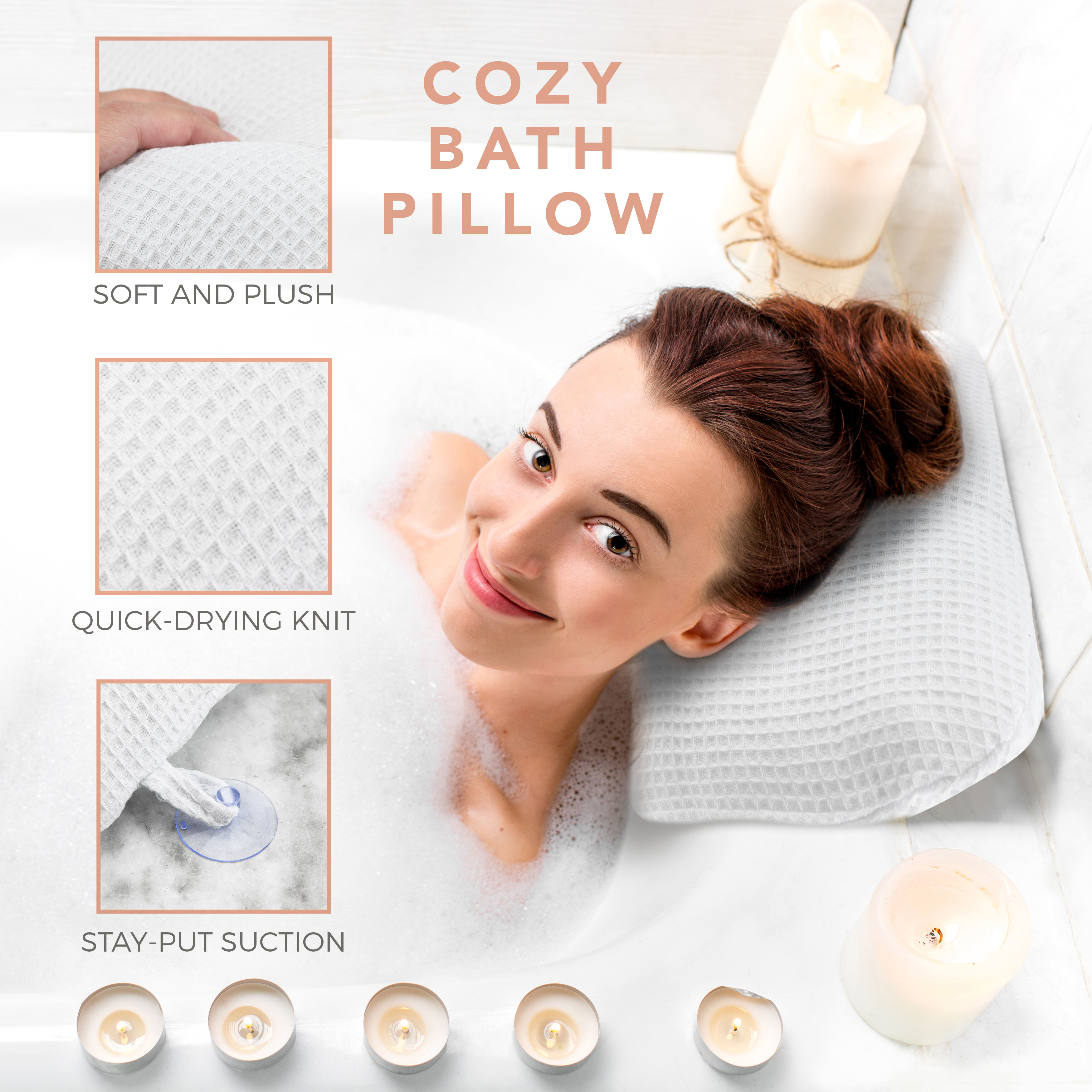 Lovery Home Spa Kit - Honey Almond Scent - Luxury Bath & Shower Gift For Women & Men