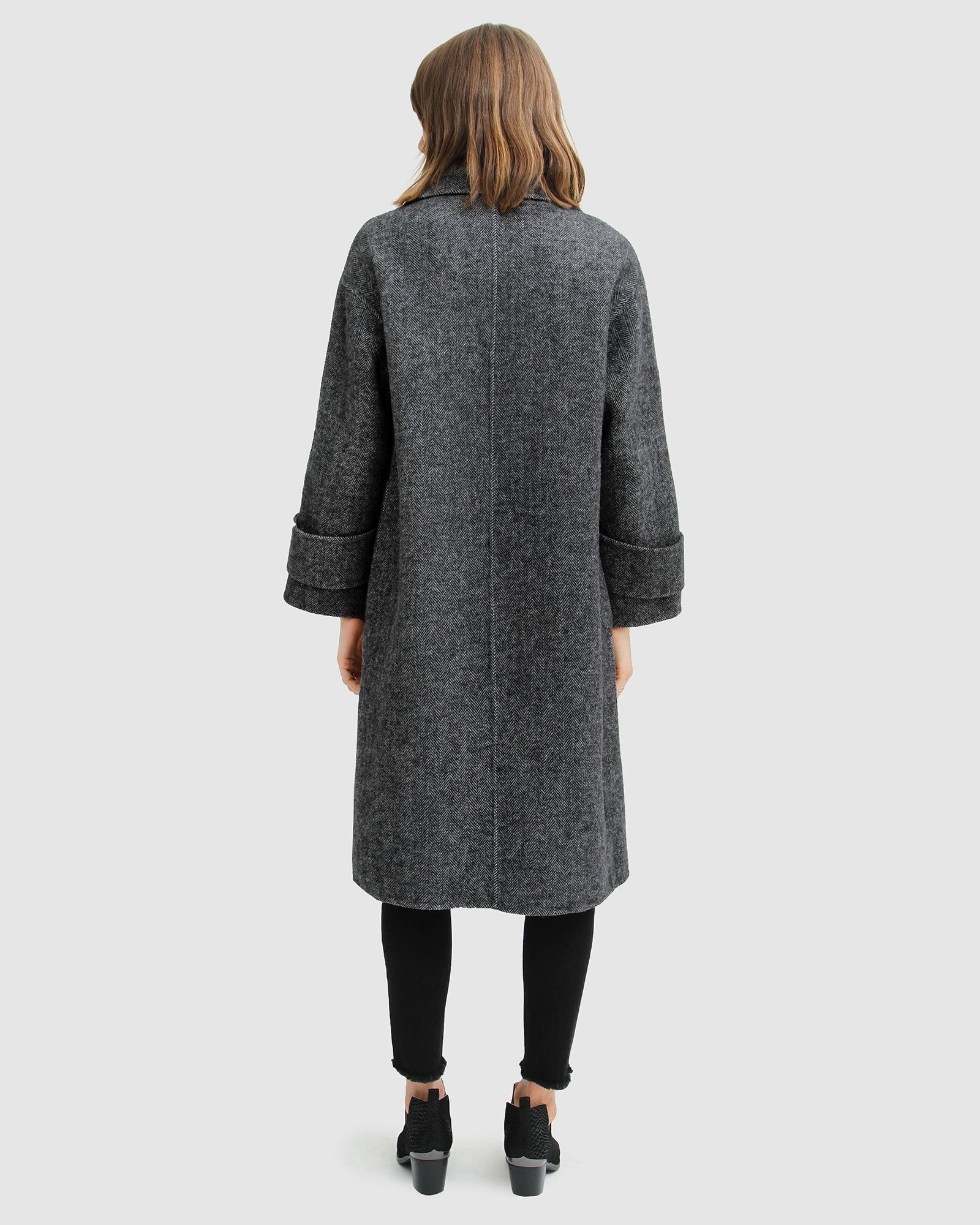 Belle & Bloom Rumour Has It Oversized Wool Blend Coat