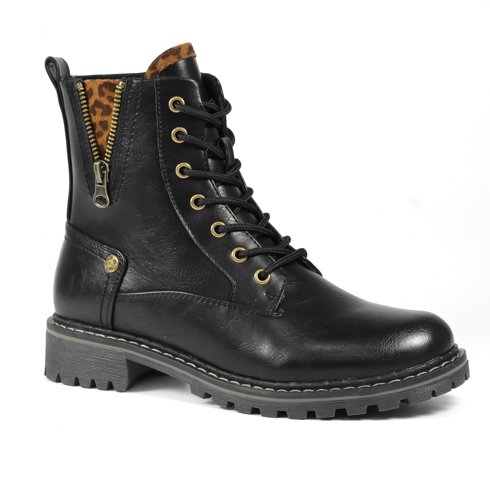 Lunar - Womens/Ladies Nevada Faux Leather Ankle Boots