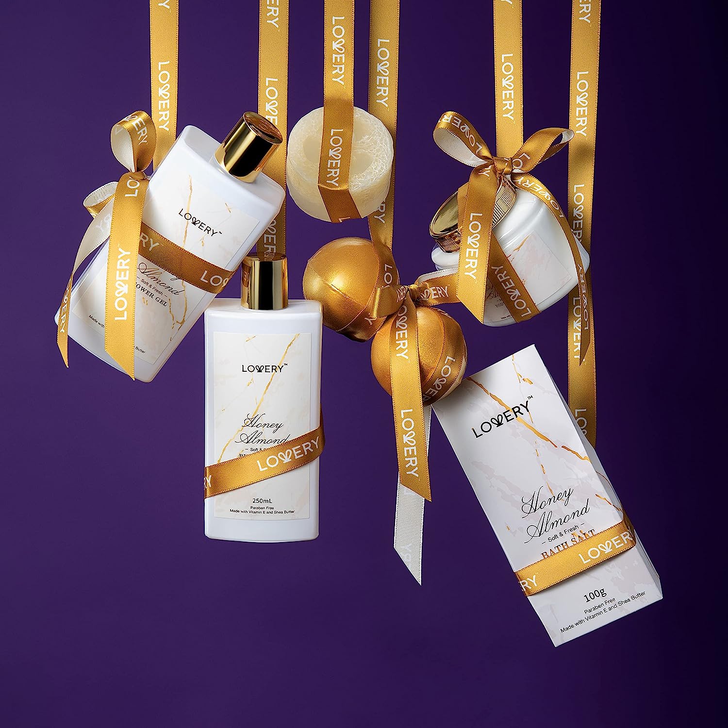 Lovery Aromatherapy Spa Gifts, 31pc Self Care Kit, Thank You Gifts, White Orchid Birthday Gifts