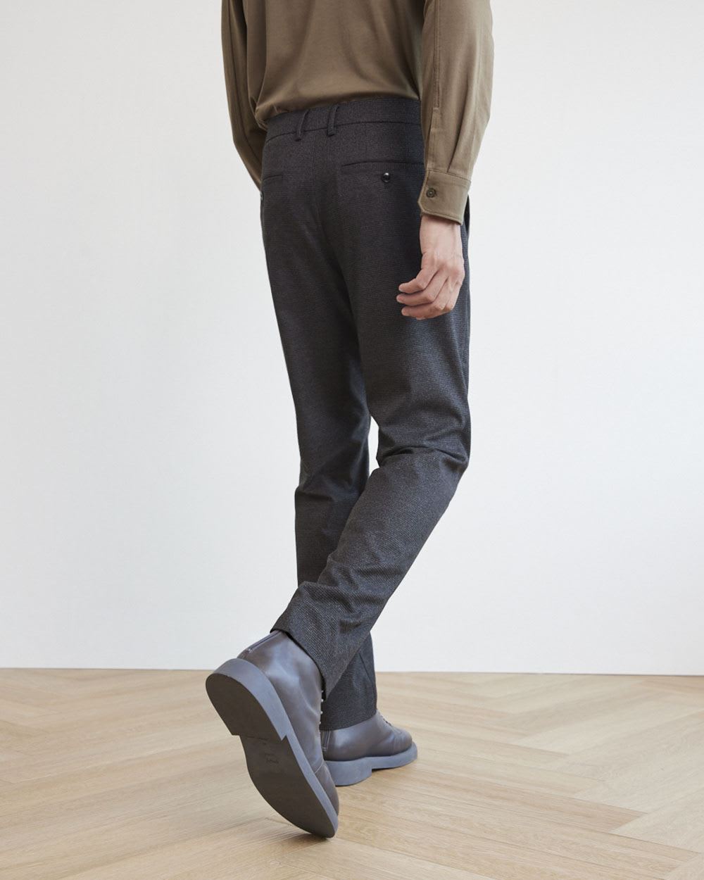 Tailored-Fit Houndstooth City Pant