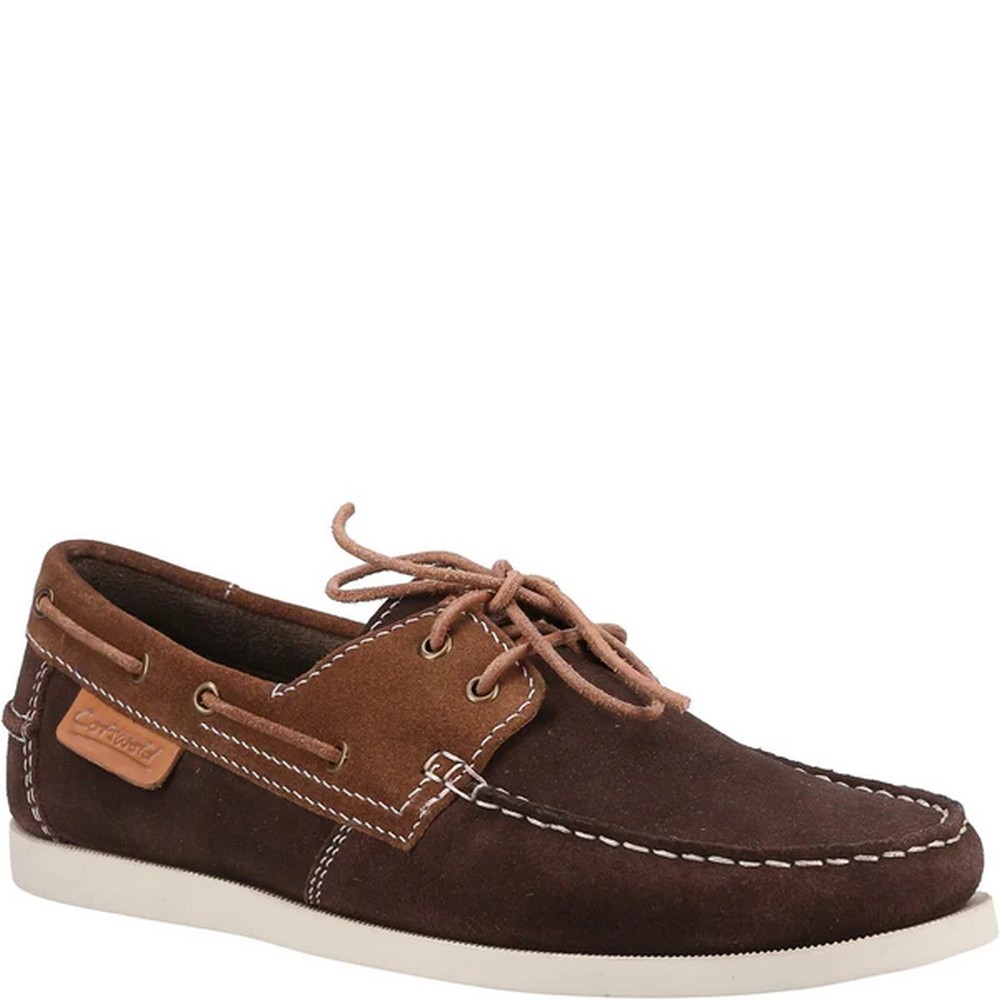 Cotswold - Mens Mitcheldean Suede Boat Shoes