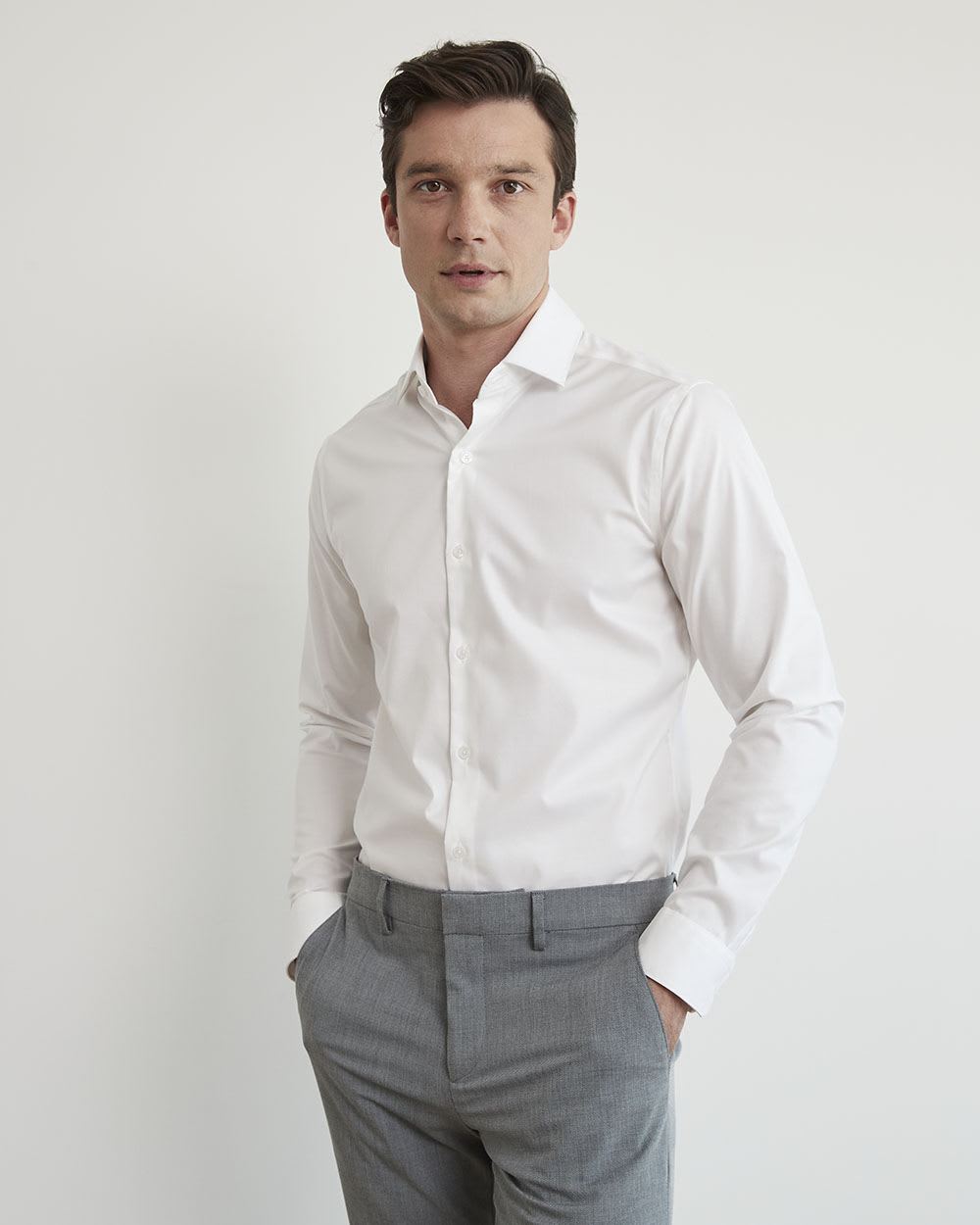 Slim Fit Stretch Dress Shirt