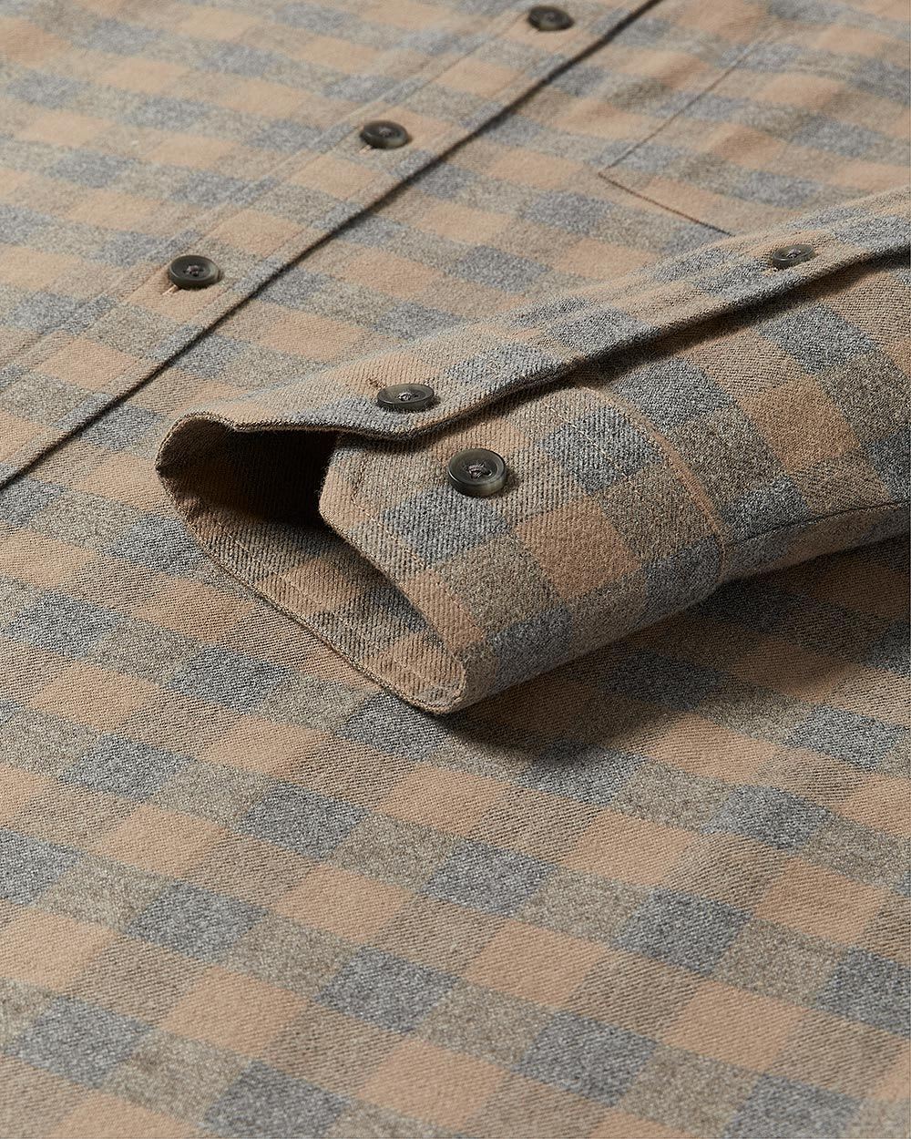 Slim-Fit Plaid Flannel Shirt