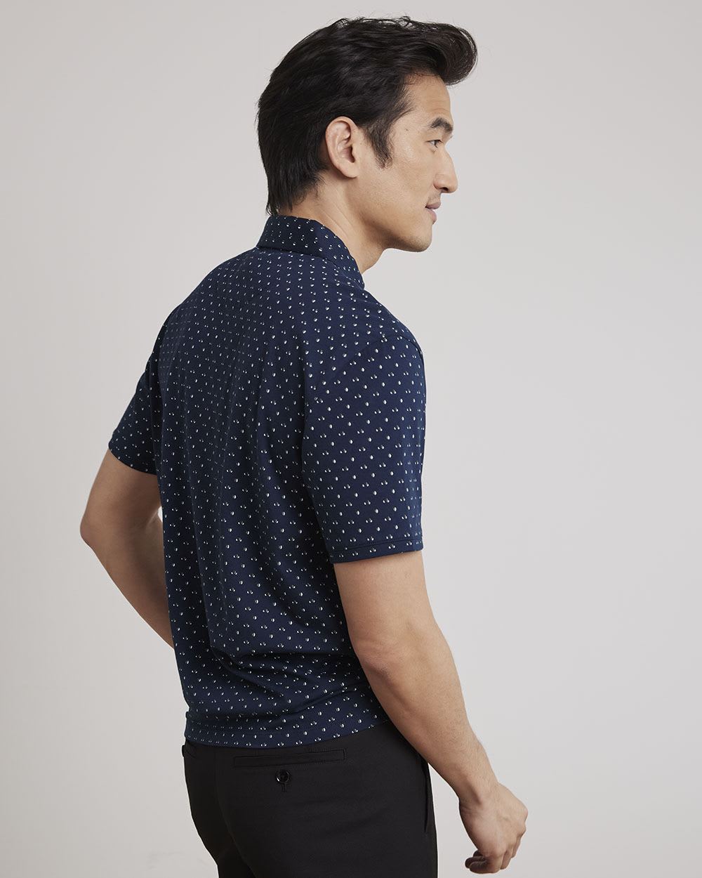 Patterned City Polo